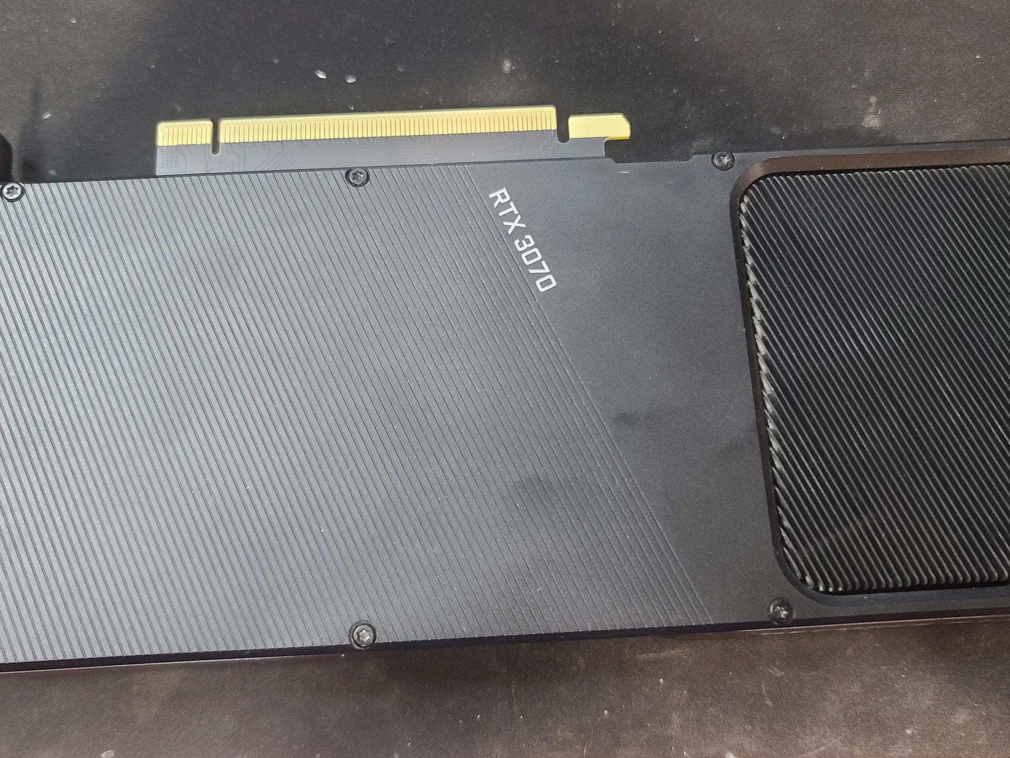 Nvidia RTX 3070 Founders Edition w/ 12-pin Power Adapter