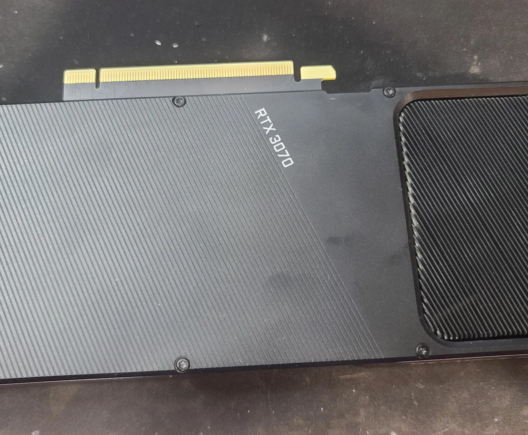Nvidia RTX 3070 Founders Edition w/ 12-pin Power Adapter