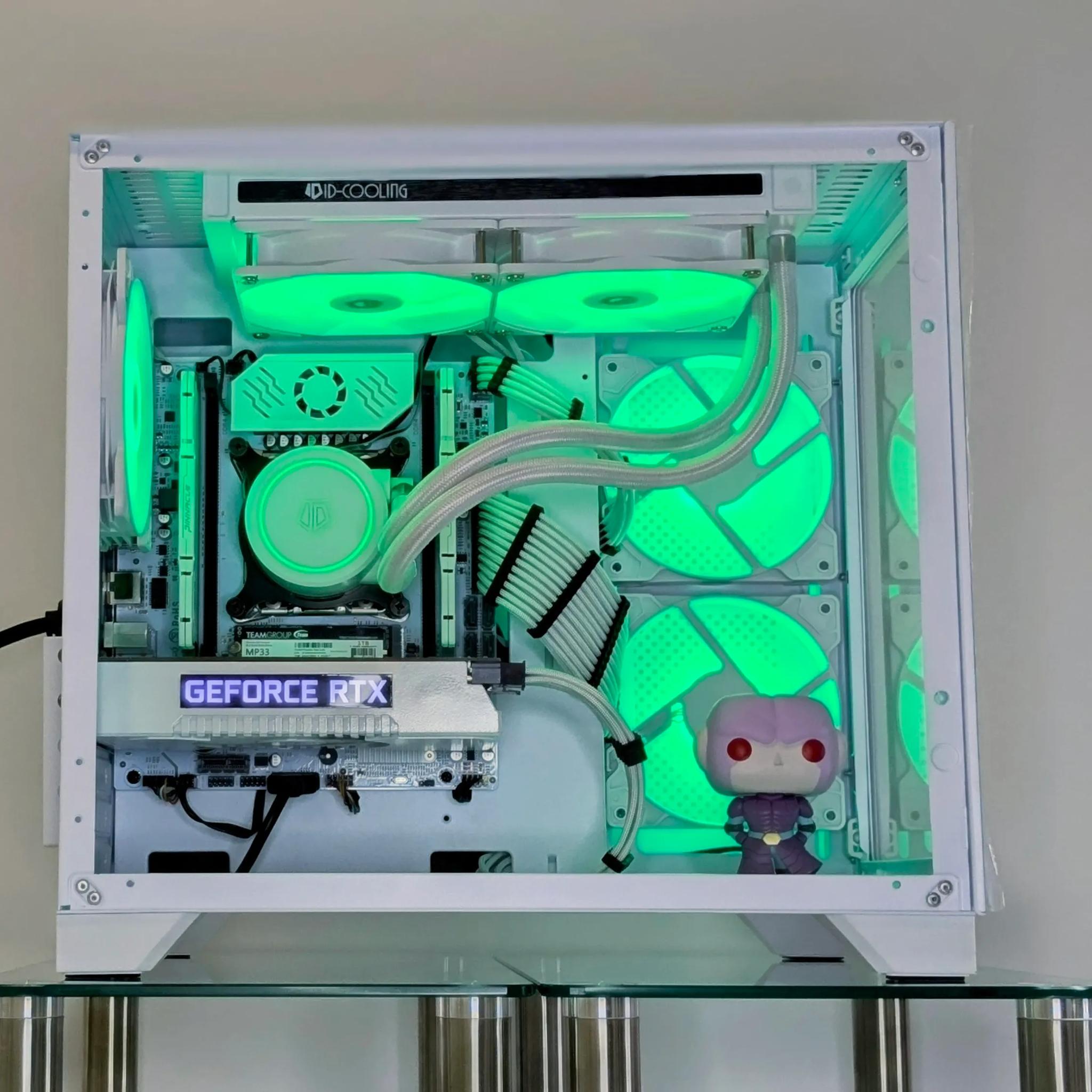 ⚪️ALL/WHITE HiT⚪️Liquid-Cooled💧⚪️RTX 2060⚪️I7-5930K@4.3GHz⚪️16GB(2x8GB) DDR4⚪️1TB PCIE SSD⚪️700w PSU