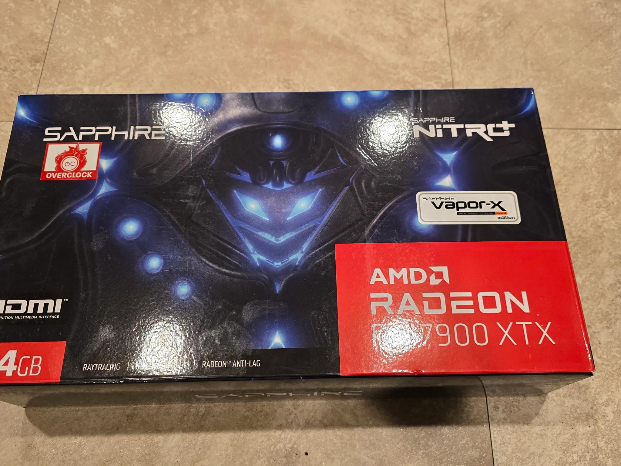 Selling ASAP AMD Sapphire Nitro+ 7900 XTX