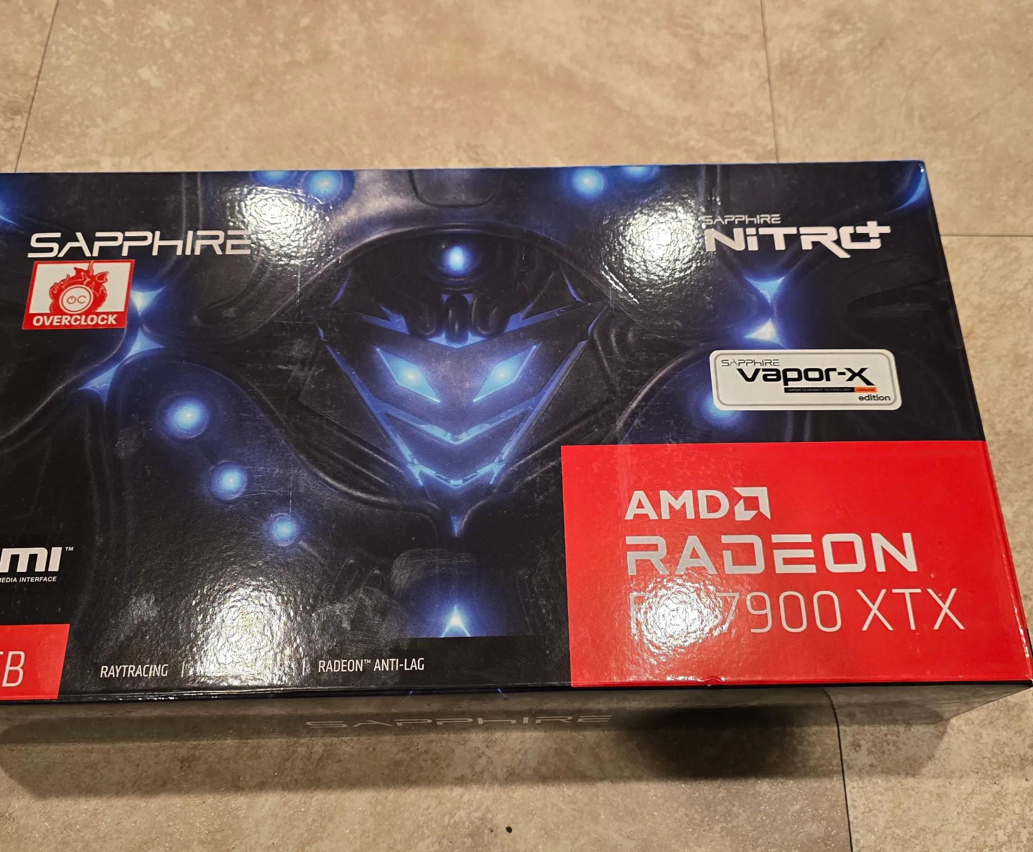 Selling ASAP AMD Sapphire Nitro+ 7900 XTX