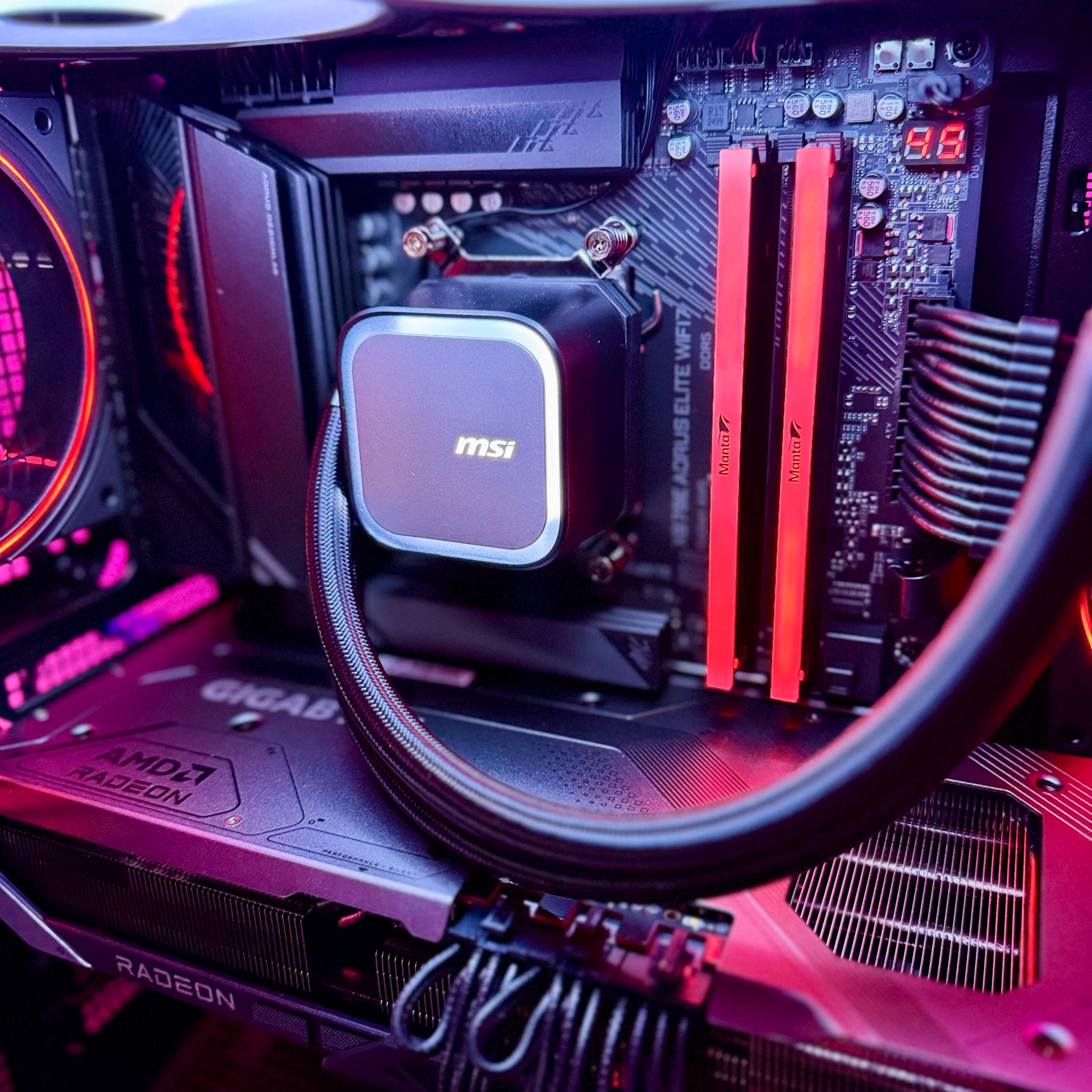 LOCK IN 🥜🔥 RX 9070 XT 16GB | Ryzen 7700X | 32GB DDR5 6400MHz CL32 | 2TB SSD m.2 | Win 11 Pro | WiFi7