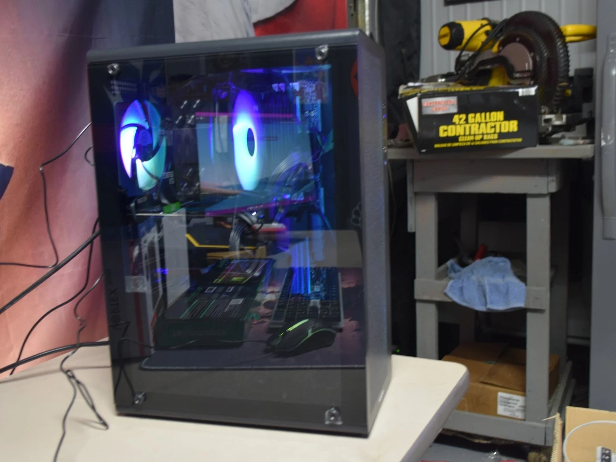 Intel I 7 4790 RAM 32 GB GPU GTX 1650 1 TB NVME 700 watts 80 plus gold  & speakers & keyboard& mouse