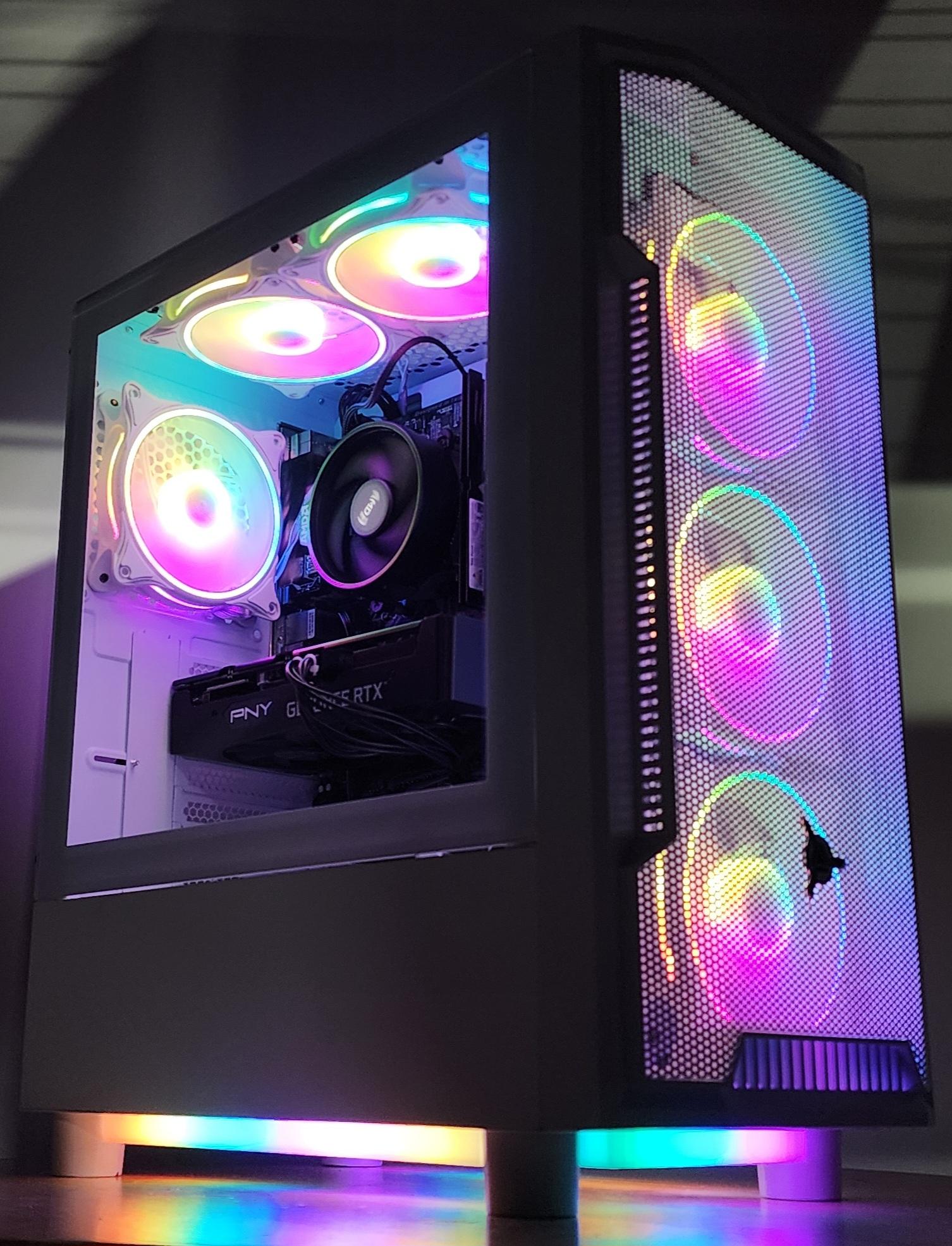 Gaming PC Ryzen 3 4100 16GB RAM 512GB SSD RTX 3050 8GB Windows 11 Computer