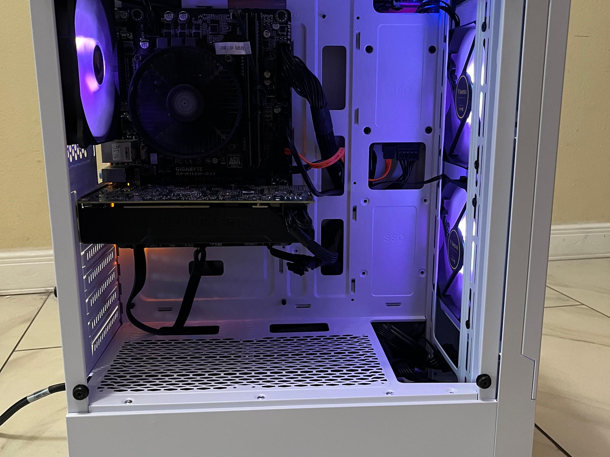 🖥️🔥NVIDIA RTX 2060 Super, Intel i5-7500, 16GB RAM, 870 GB Storage, High Performance RGB Gaming PC
