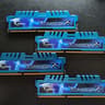 G.Skill RipjawsX 32GB (4x8GB) DDR3 RAM 1600 MHz Blue