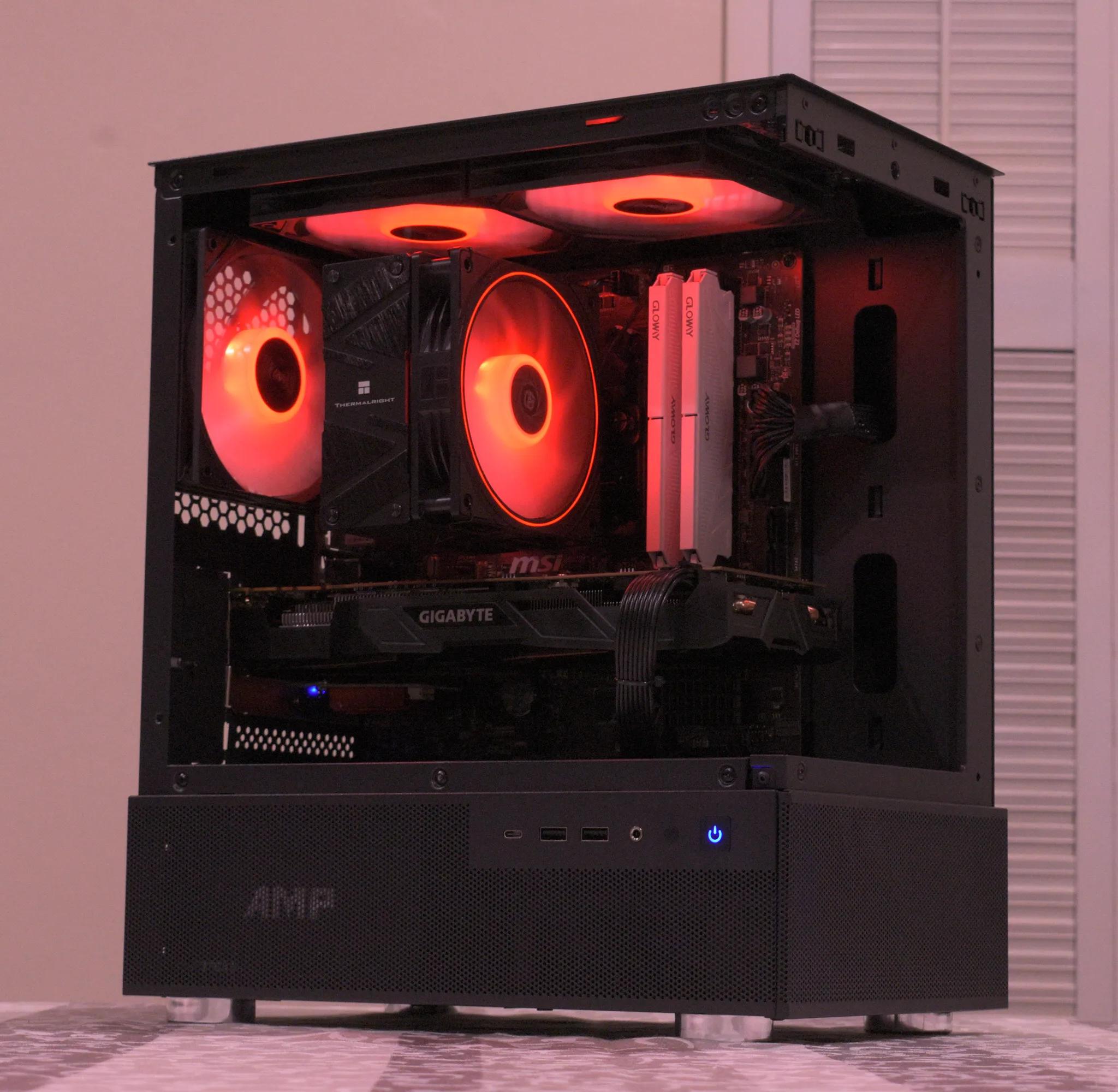 🎮Budget Gamer🎮 Ryzen 5 3600 | GTX 1070 8GB | 16GB DDR4 | 1TB nVME SSD | 1080p Black Gaming PC RGB