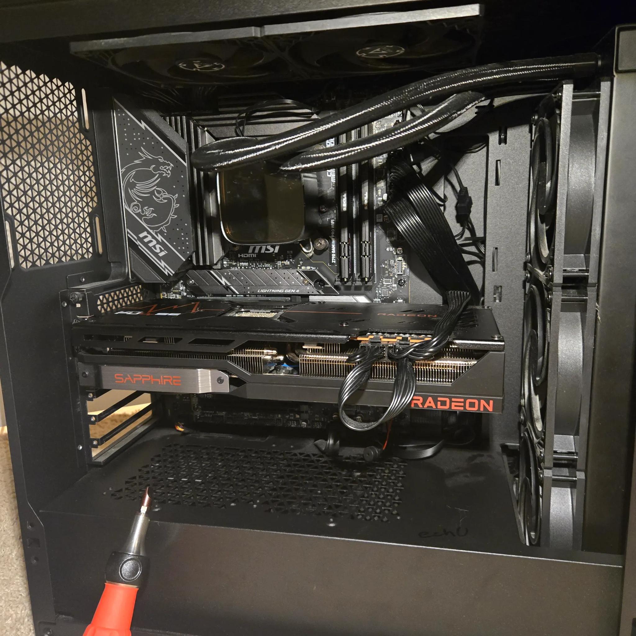 14700k / 7900xt / 32gb | No Frills! Blackout Stealth Gaming PC