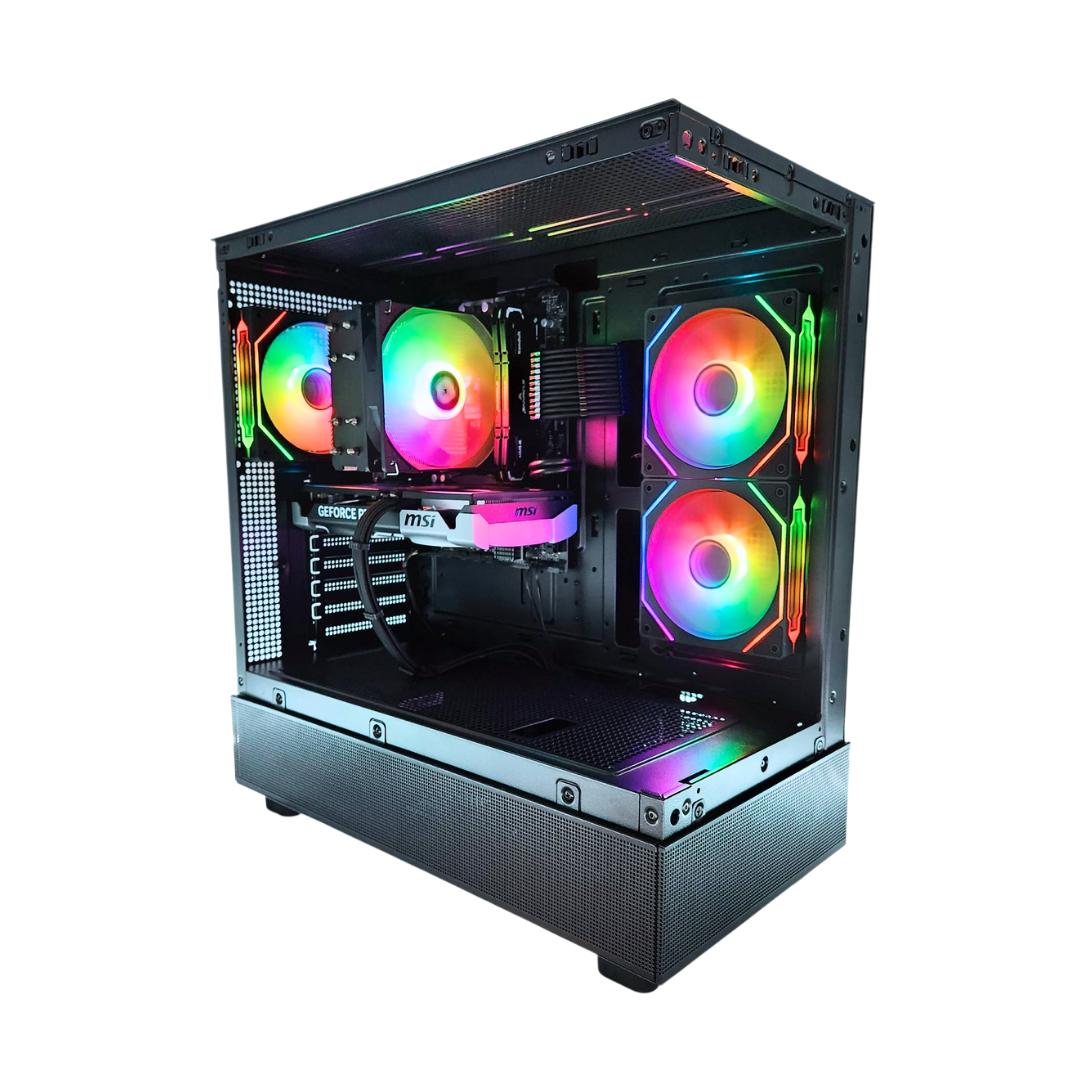🗡Longsword🛡: RTX 5060 TI | Ryzen 5800 XT | 32GB DDR4 RAM | 1TB SSD | 4 RGB Fans | Black Gaming PC