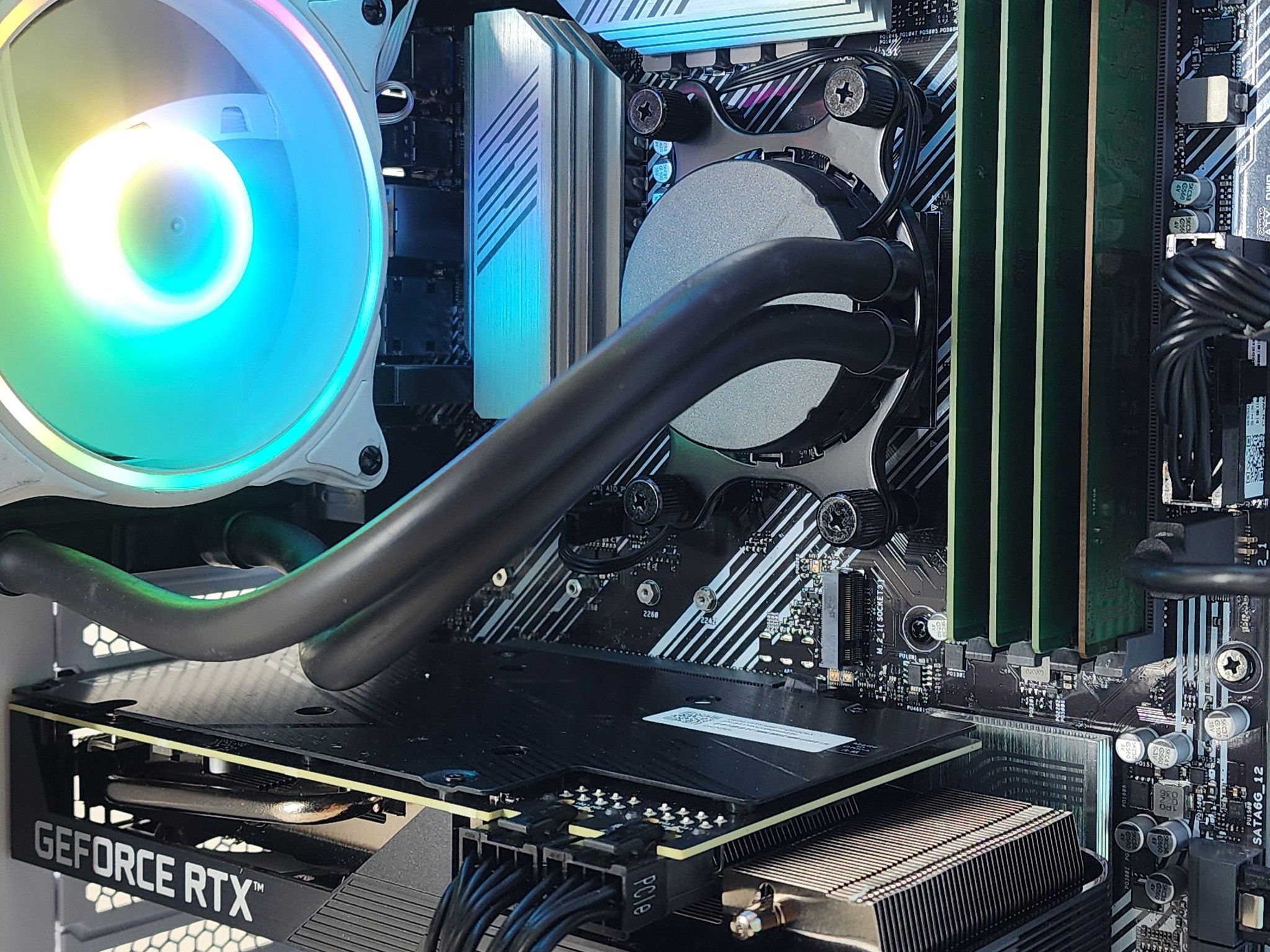 Gaming PC Ryzen 7 5700X 16GB RAM 240GB SSD+500GB HDD RTX 3060 Ti 8GB Win11 PC