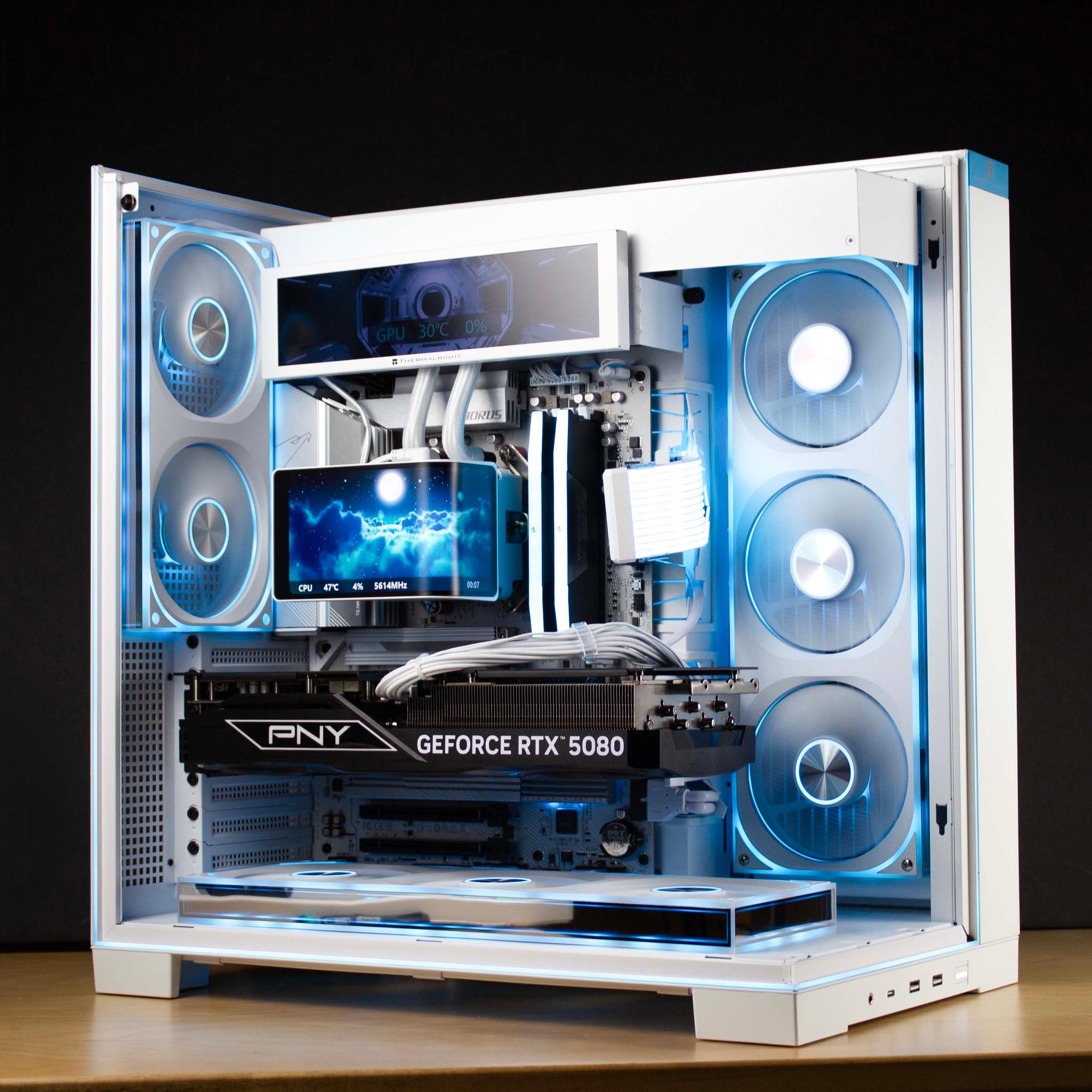 🧊⚡🗡️Polaris V2 - 4K ULTRA PC | RTX 5080 16GB, Ryzen 7 9850X3D, 64GB RAM, 4TB SSD | LCD Display🧊⚡