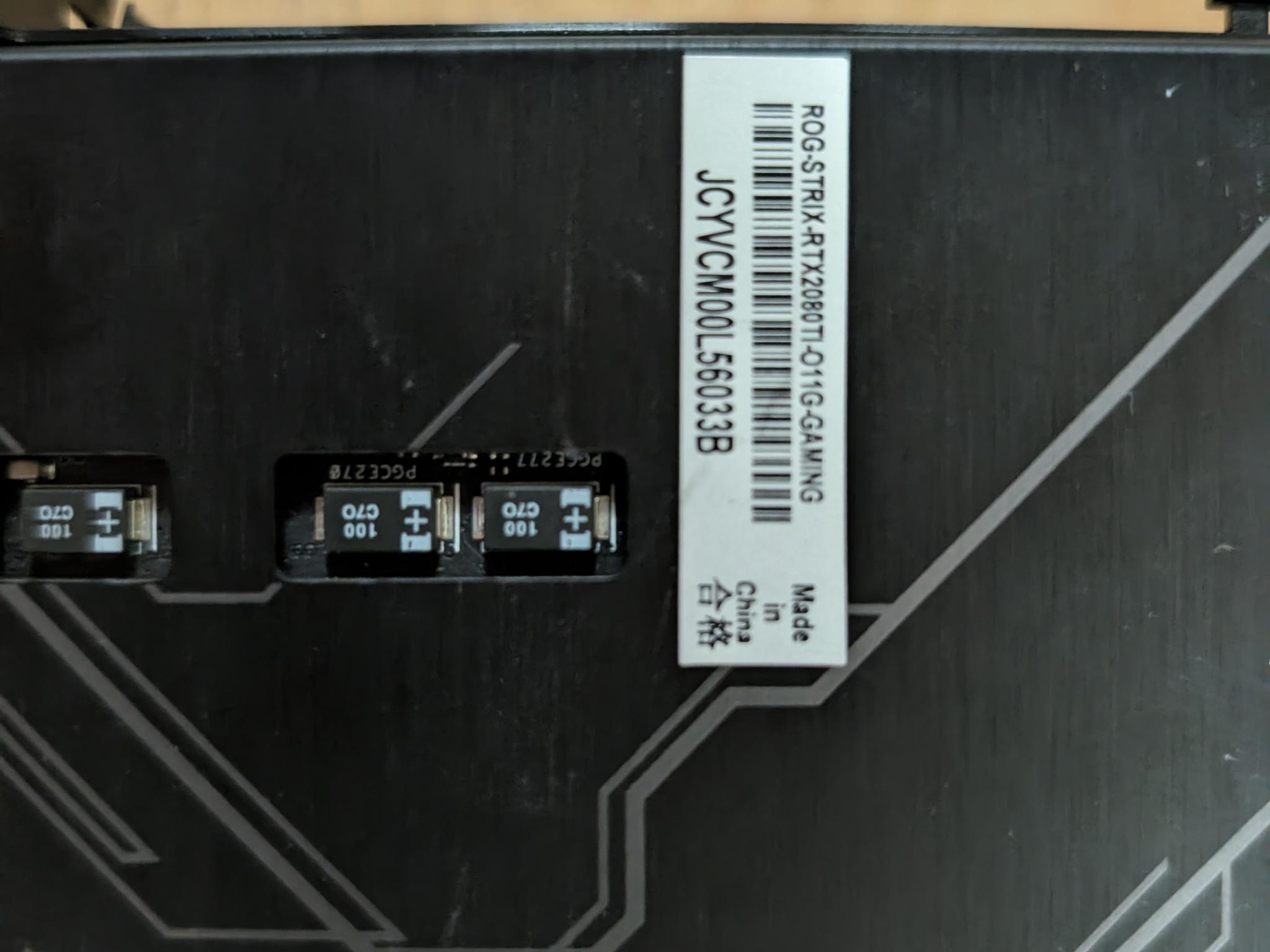 Asus ROG STRIX GAMING GeForce RTX 2080 Ti