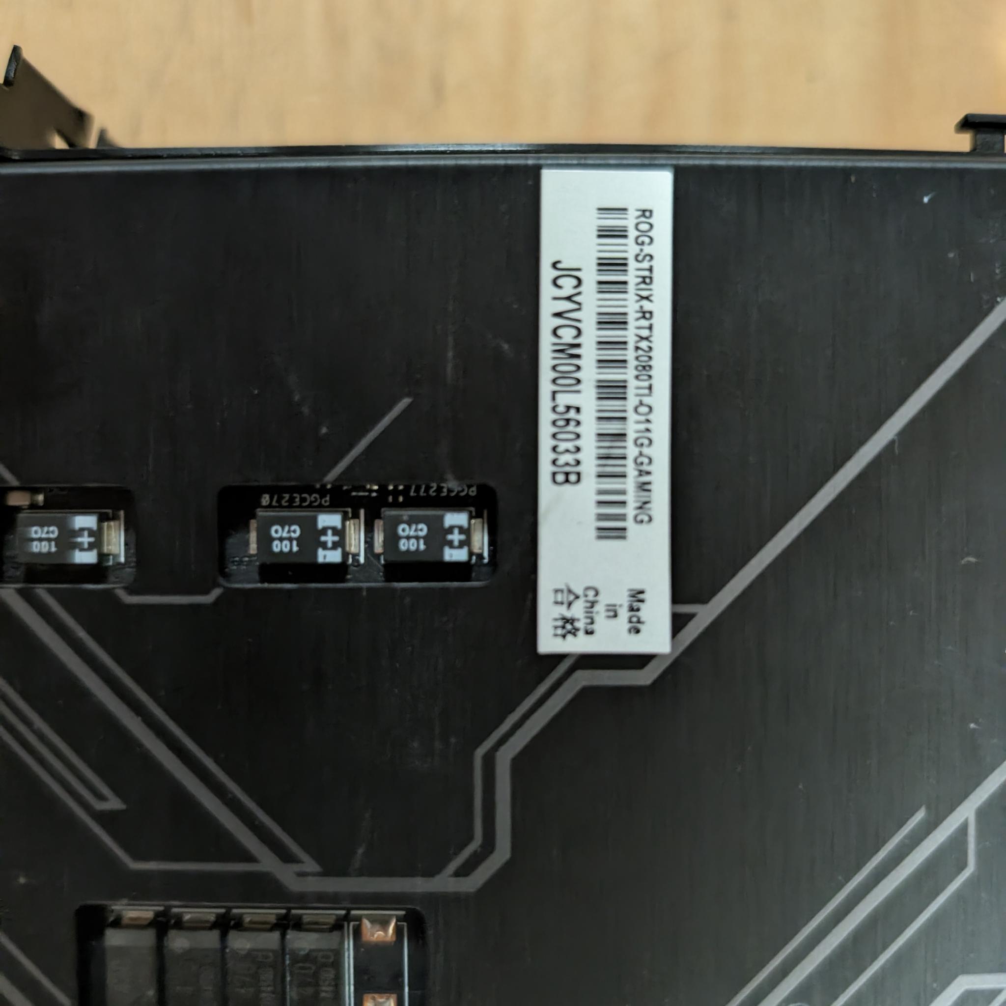 Asus ROG STRIX GAMING GeForce RTX 2080 Ti