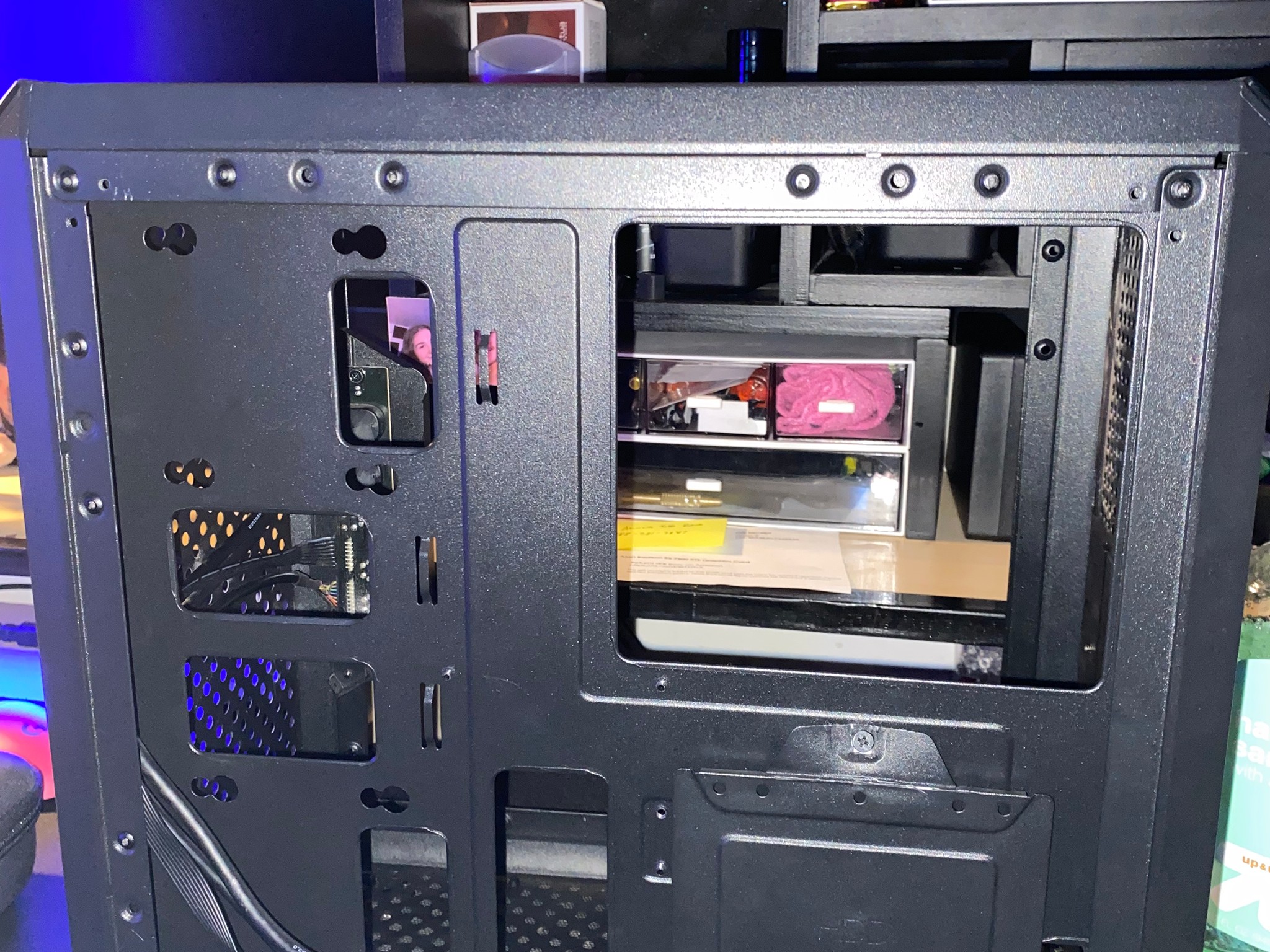 Cooler Master MasterBox Q300L M-ATX PC Case // comes with all case screws and phanteks rgb strip