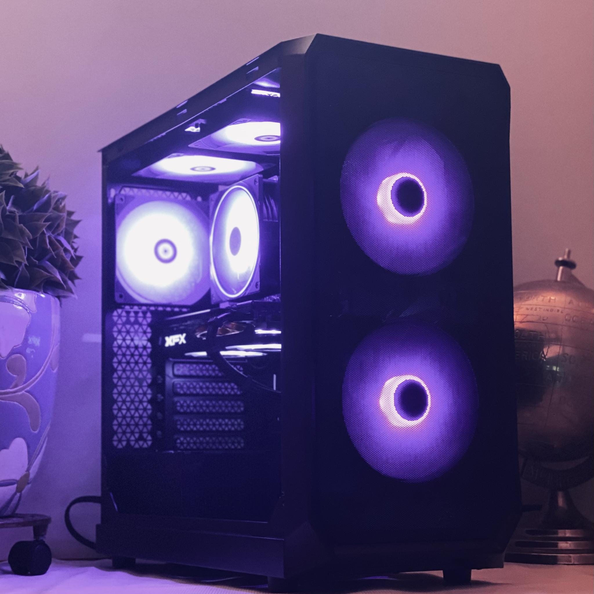 ⚫️1080p Gaming pc ⚡️| Intel Core I57600 |XFX RX 470 4GB| 16GB DDR4 RAM|  800GB SSD| Windows 11 PRO