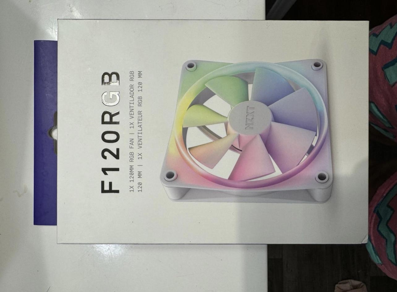 NZXT White F120 RGB Fans (6 Total)