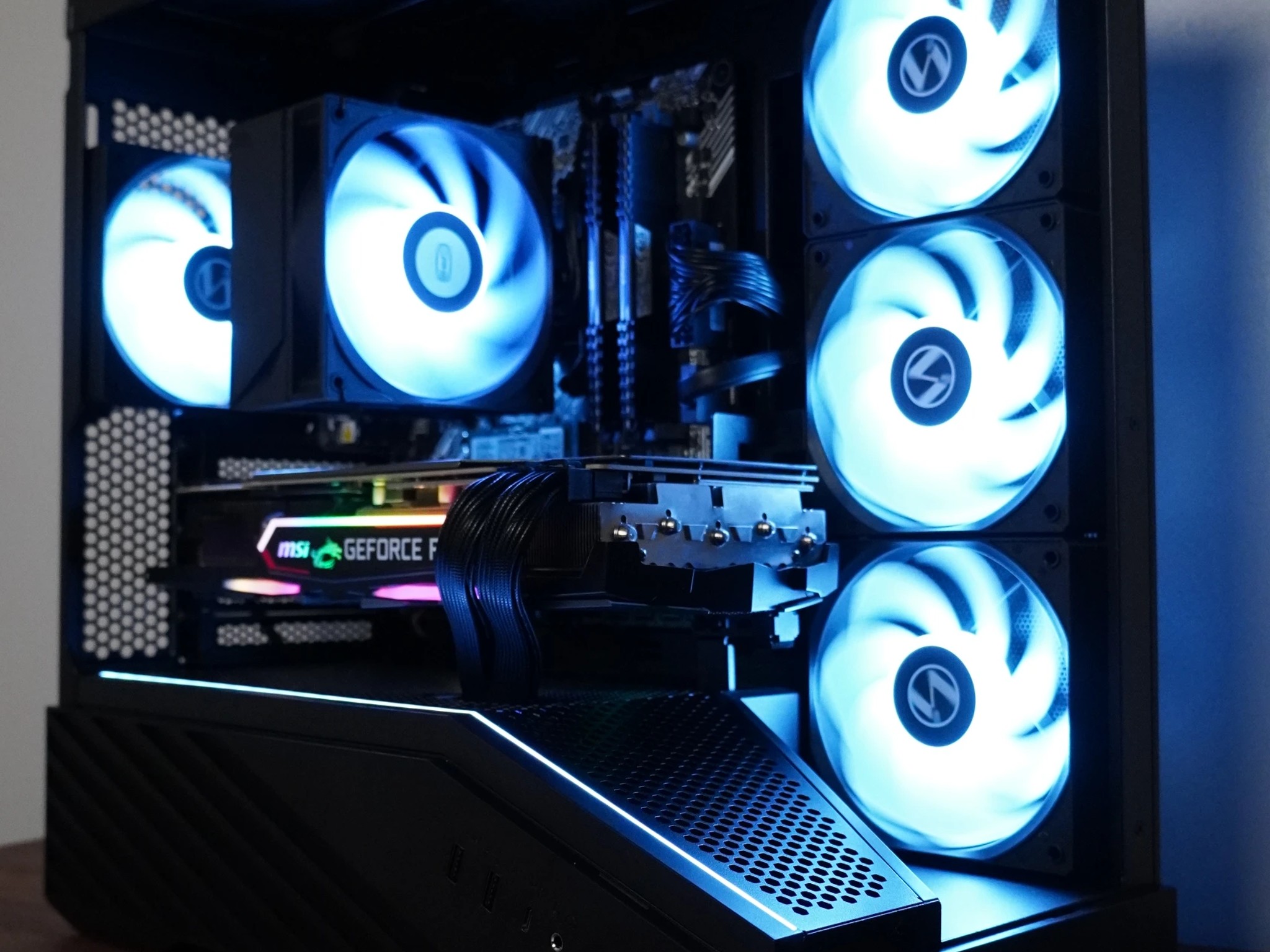 Black Gaming Pc | Ryzen 5 5500 | RTX 2080 Super | DDR4 16GB | 1TB NVMe | Win 11 Pro