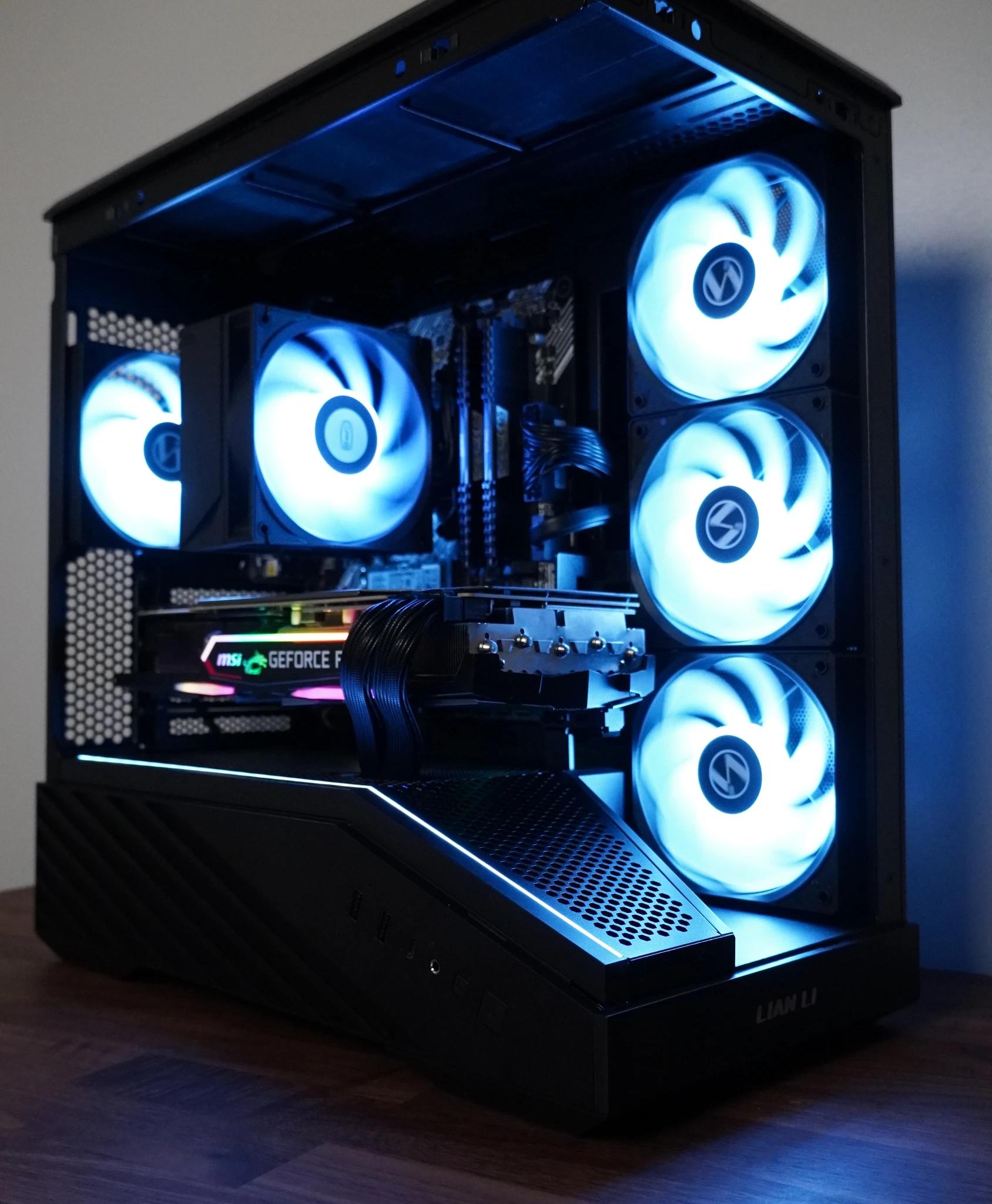 Black Gaming Pc | Ryzen 5 5500 | RTX 2080 Super | DDR4 16GB | 1TB NVMe | Win 11 Pro