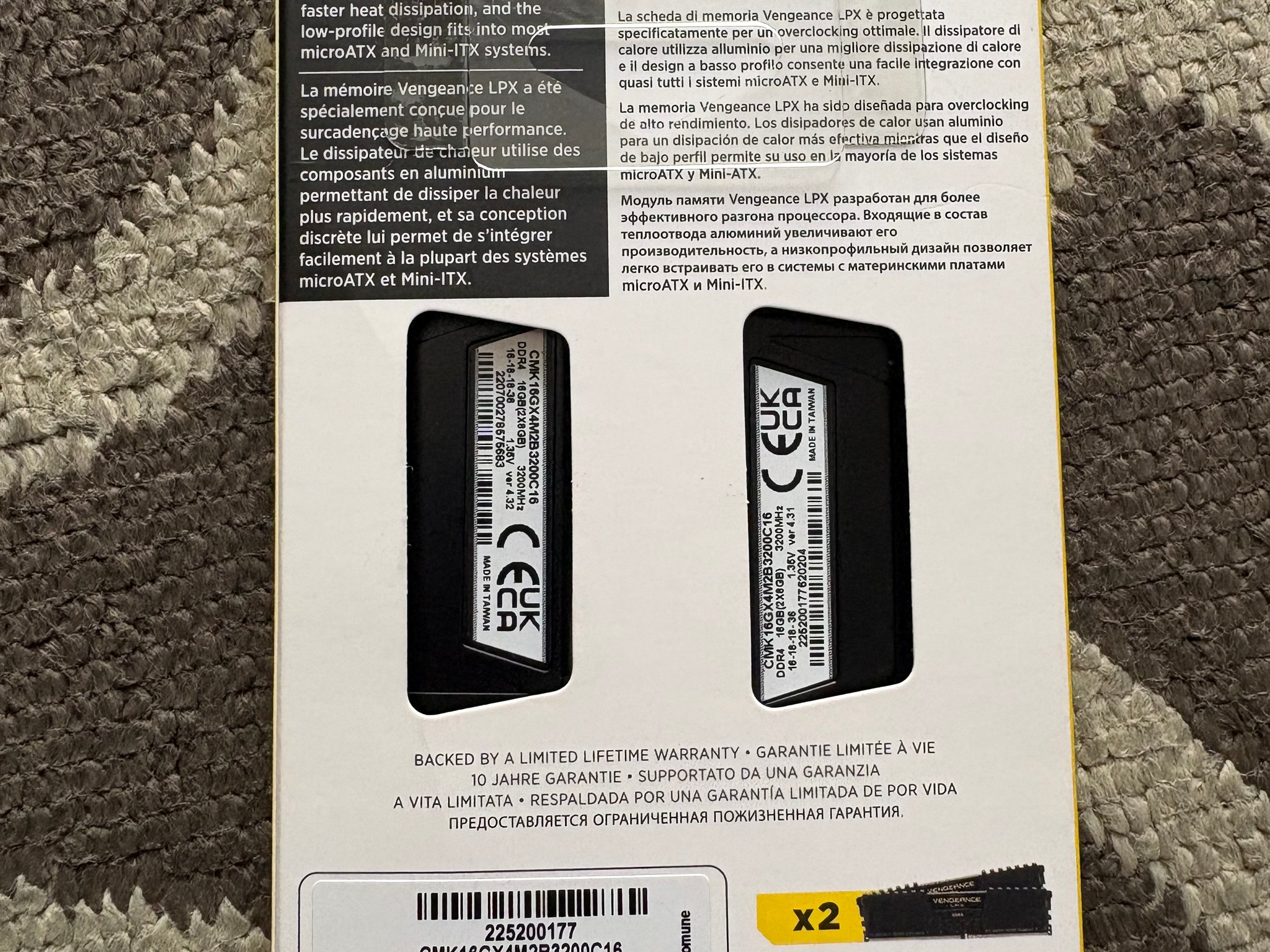 Corsair Vengeance LPX DDR4 RAM 16GB (2x8GB) 3200MHz CL16