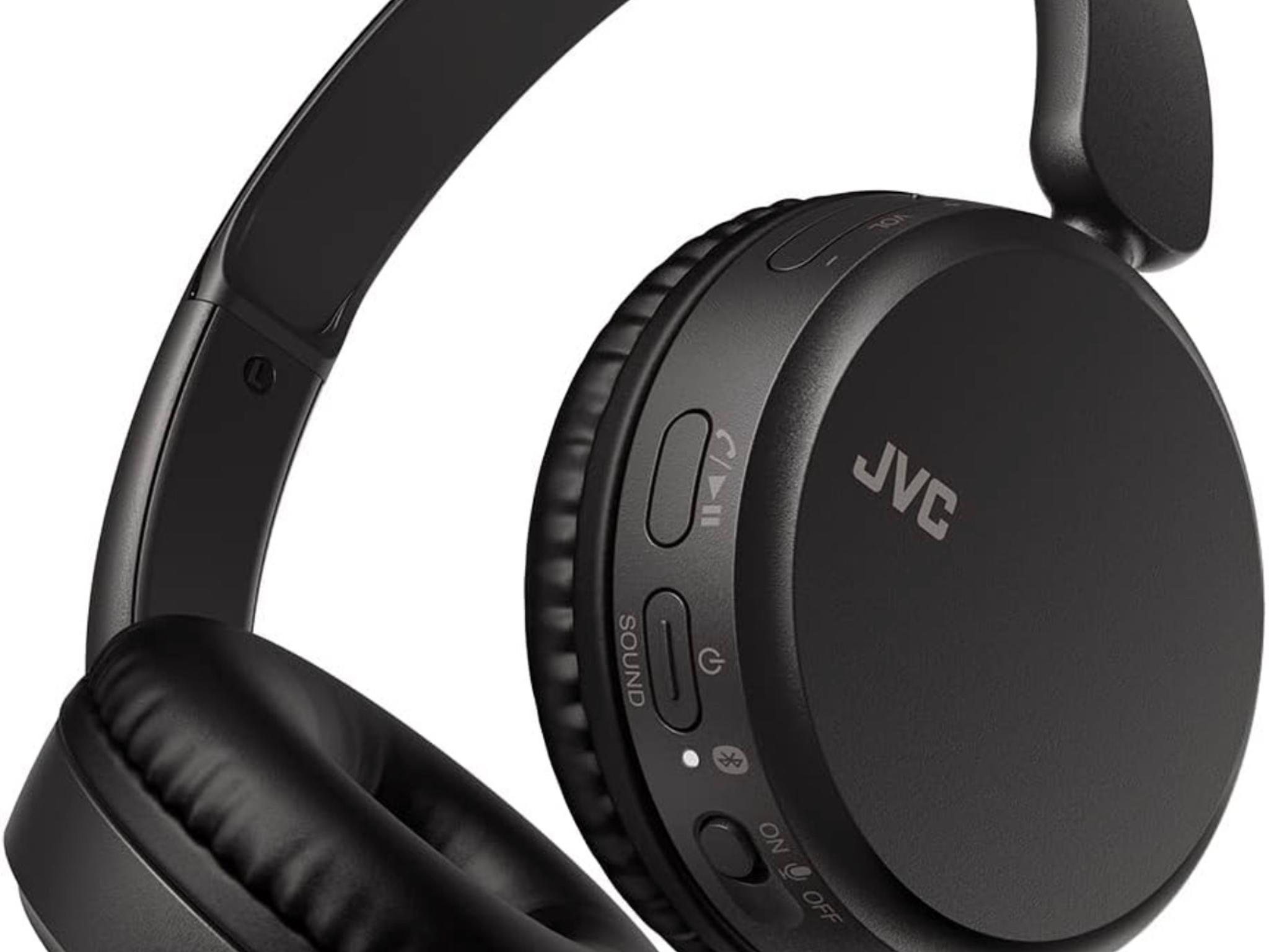 JVC Deep Base Headphones On Ear Wireless Bluetooth HAS36WB