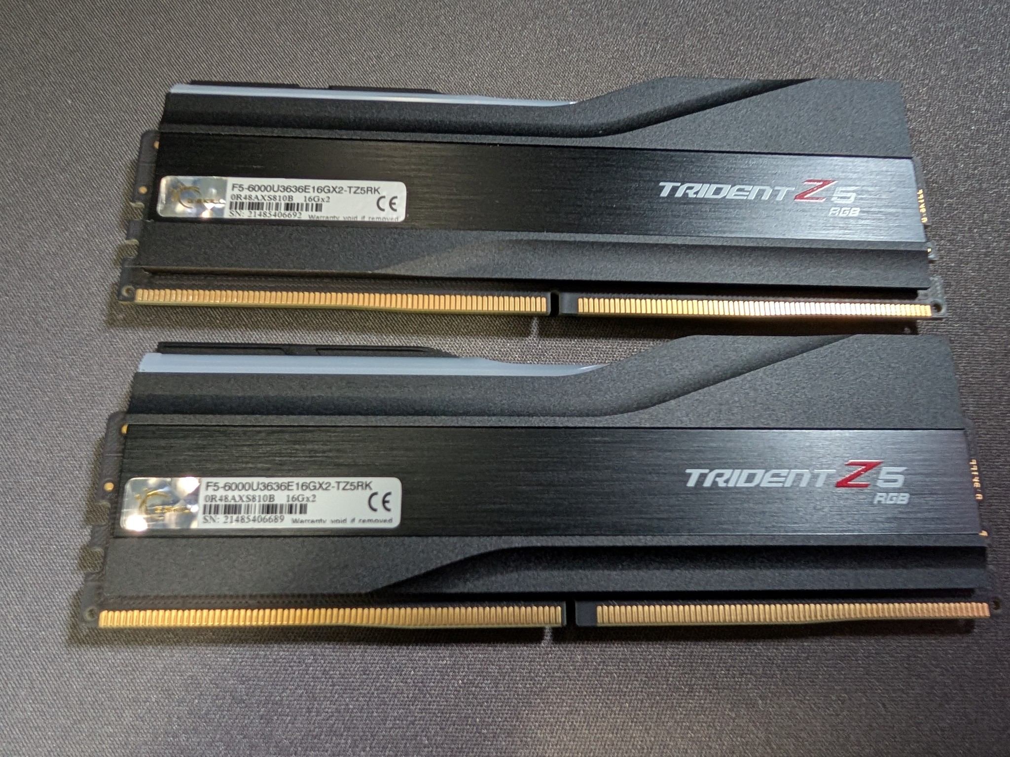 G.Skill Trident Z5 RGB 32GB (2x16GB) DDR5 6000 RAM