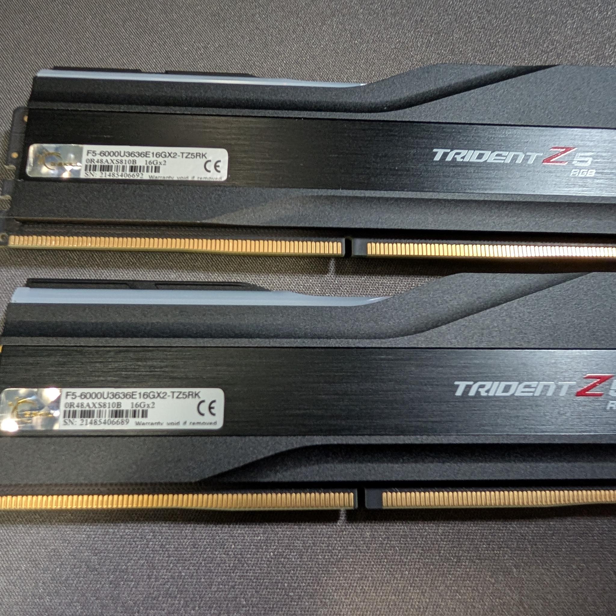 G.Skill Trident Z5 RGB 32GB (2x16GB) DDR5 6000 RAM