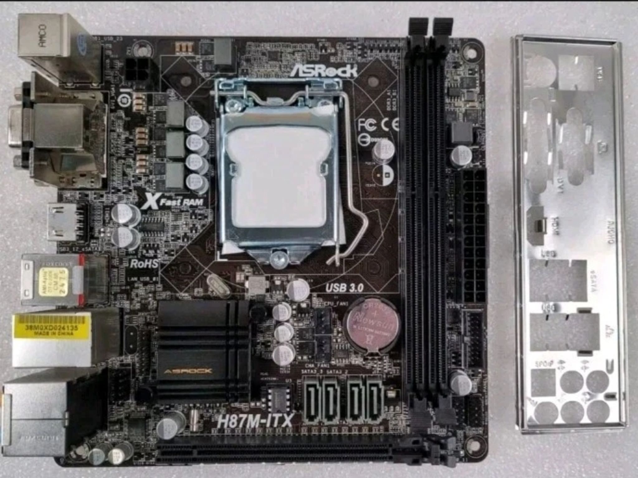 ASRock H87M-ITX LGA1150 Mini ITX Motherboard DDR3 Haswell HDMI NAS HTPC SFF
