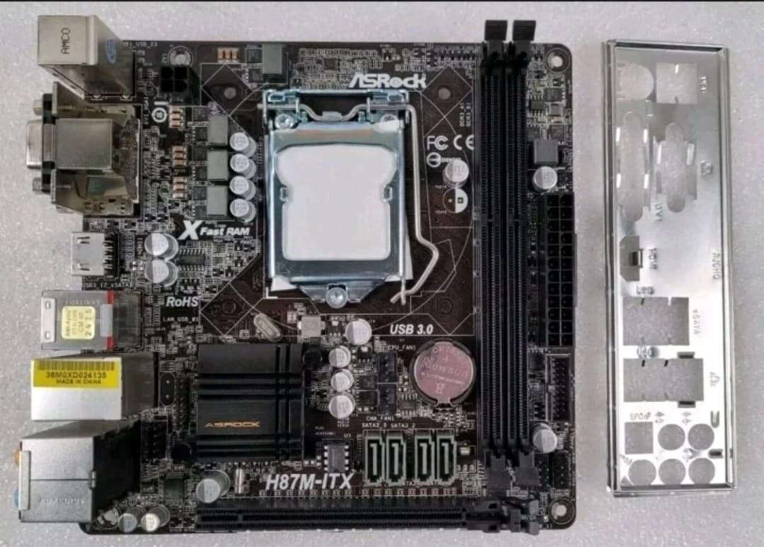 ASRock H87M-ITX LGA1150 Mini ITX Motherboard DDR3 Haswell HDMI NAS HTPC SFF
