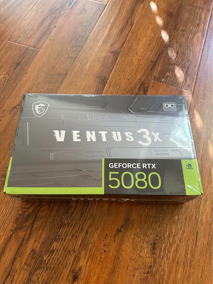 MSI - NVIDIA GeForce GeForce RTX 5080 16G VENTUS 3X OC PLUS 16GB GDDR7