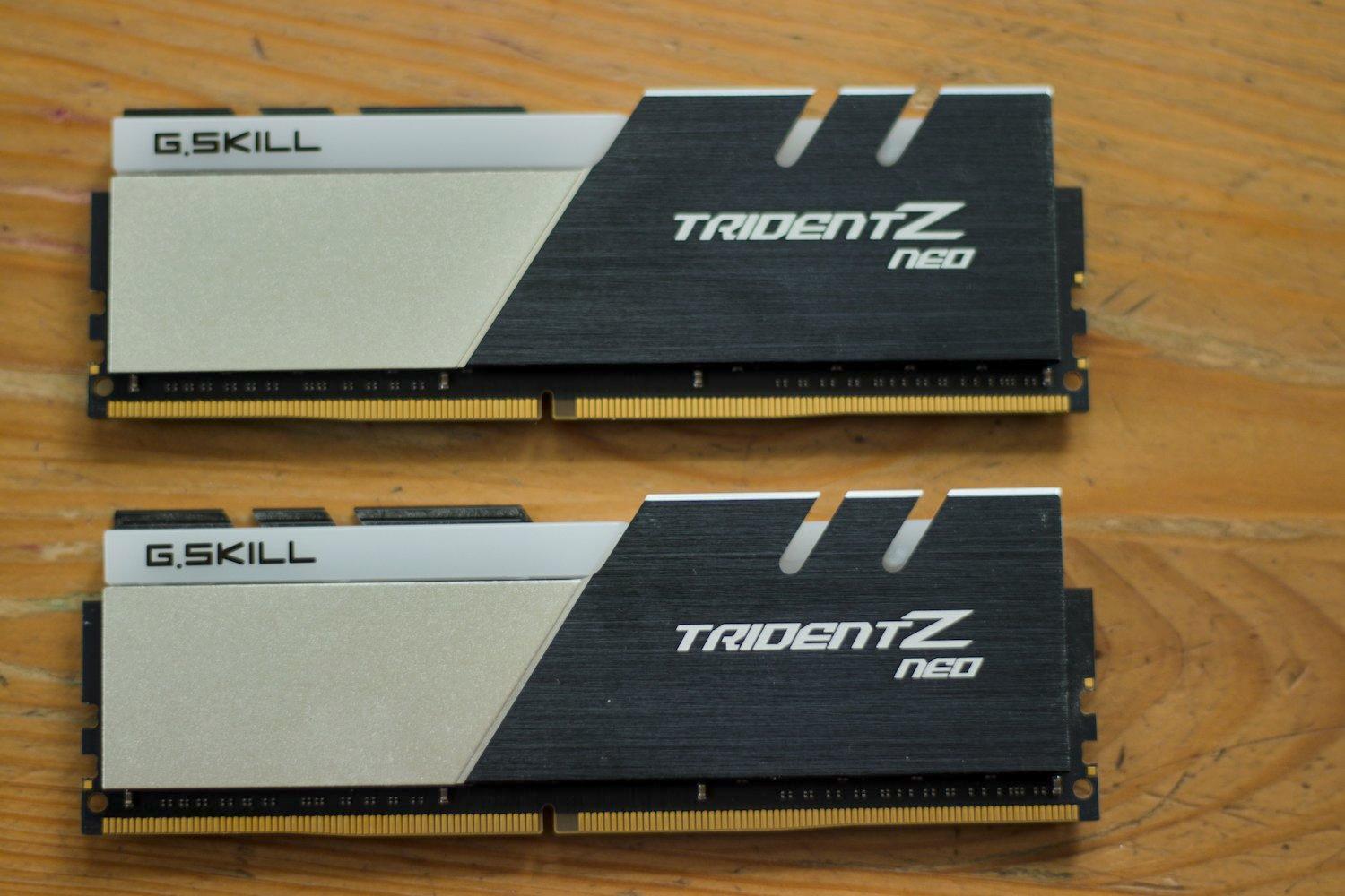 G.SKILL Trident Z RGB Series DDR4 RAM, 32GB (2x16GB) 3600MT/s CL16-19-19-39
