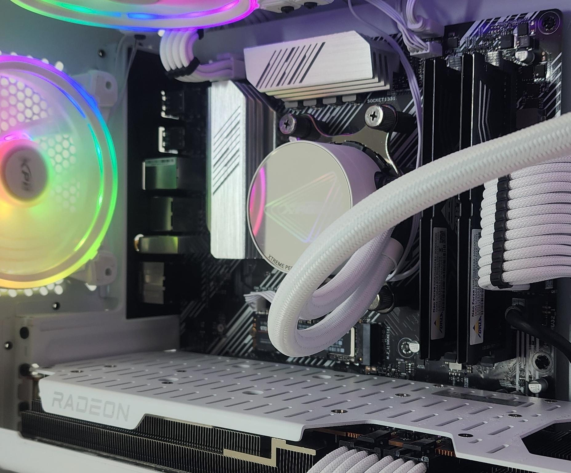 Gaming PC Ryzen 7 5700X 16GB RAM 1TB SSD RX 7800 XT 16GB Windows 11 Computer