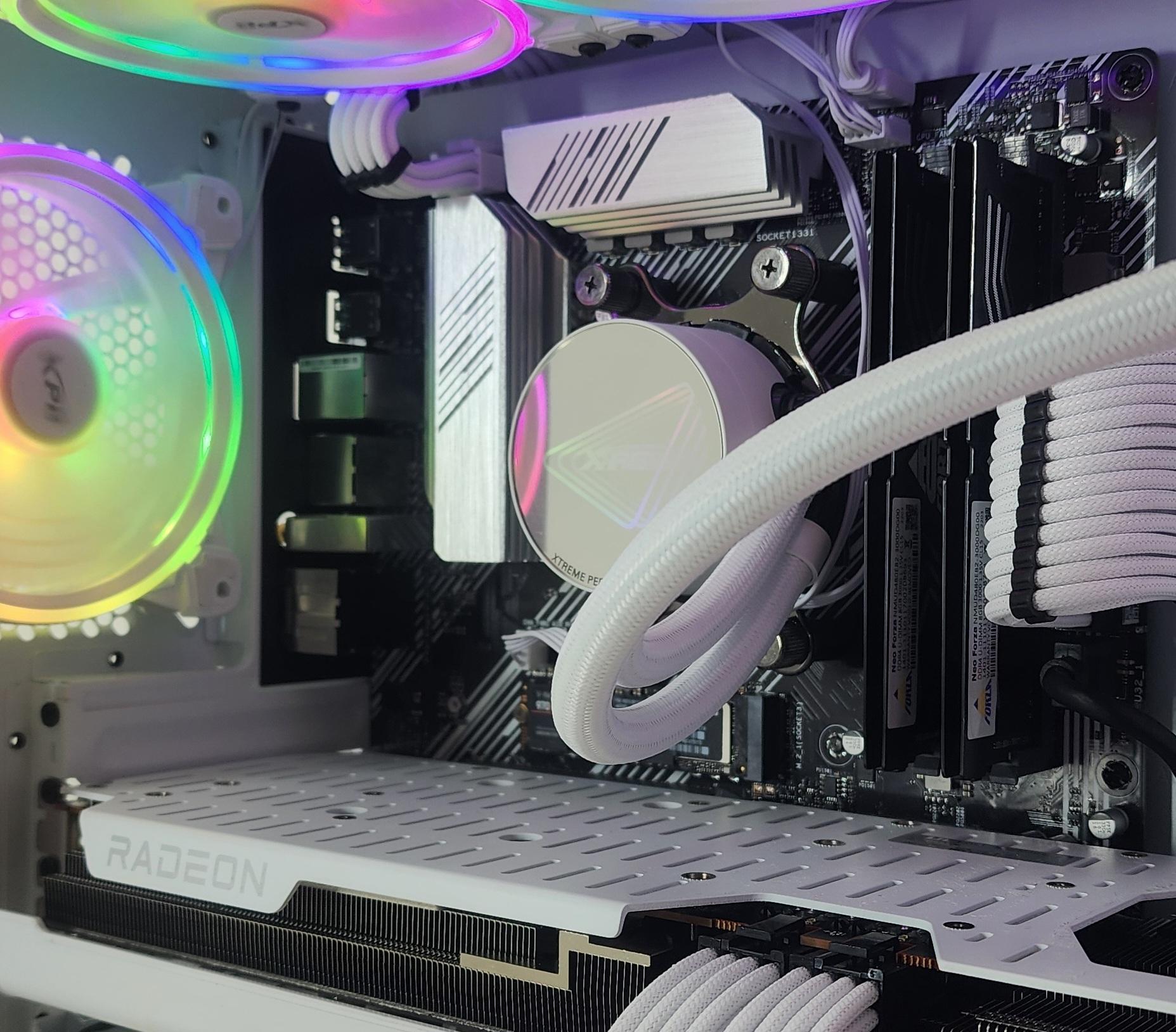Gaming PC Ryzen 7 5700X 16GB RAM 1TB SSD RX 7800 XT 16GB Windows 11 Computer