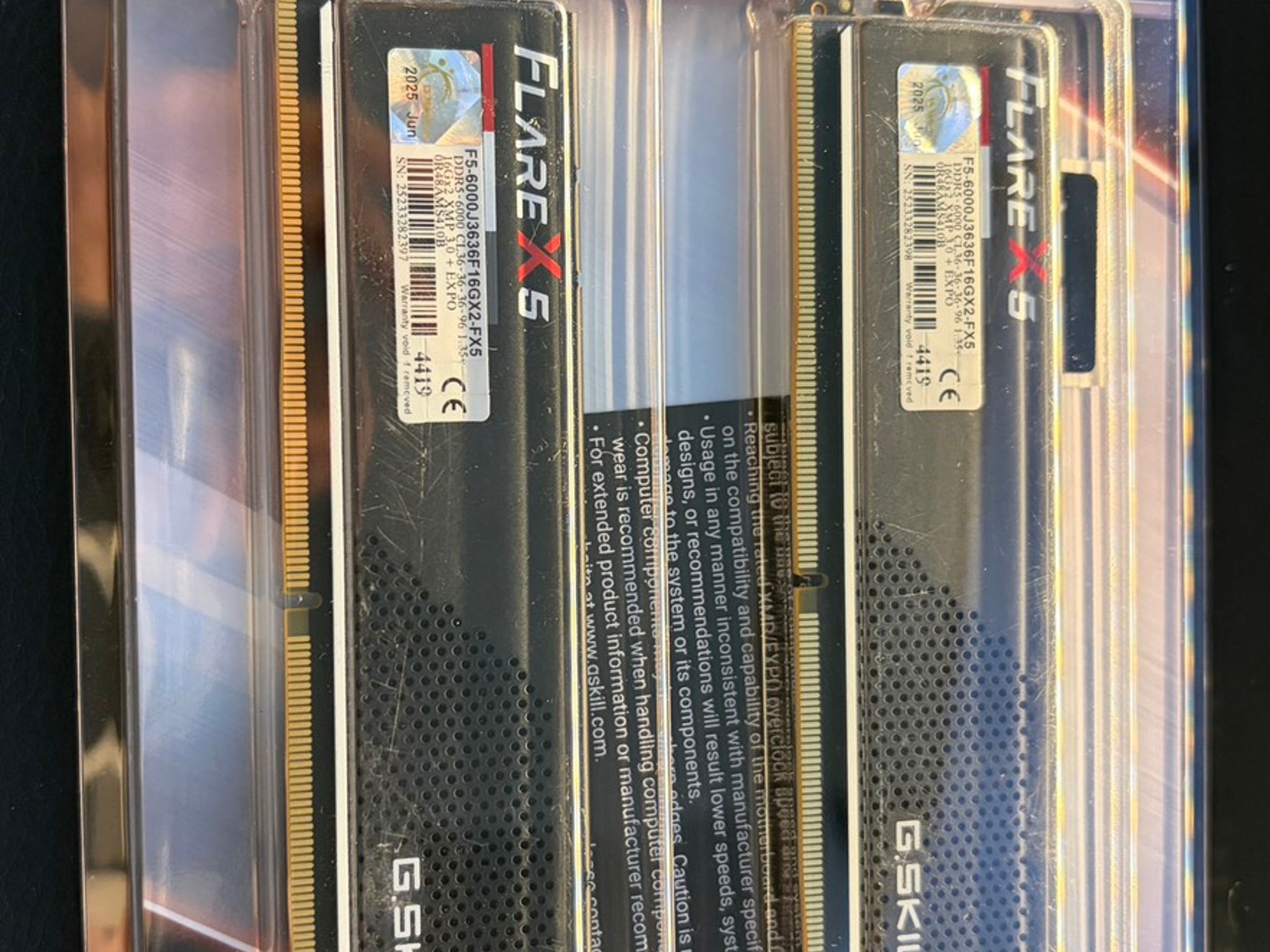 On sale!  Brand New in Box - 32GB g.skill ddr5 (2x16gb)