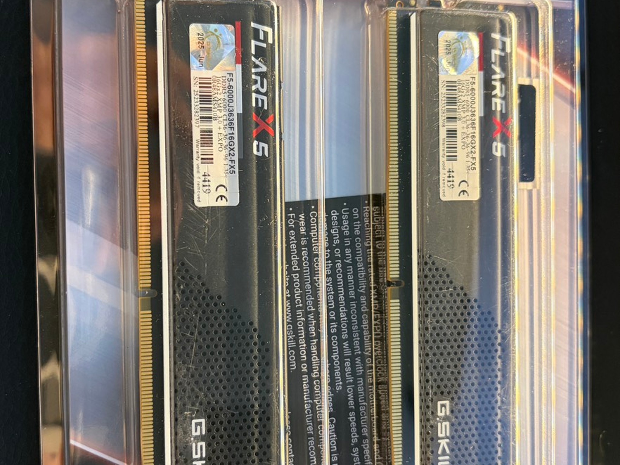 On sale!  Brand New in Box - 32GB g.skill ddr5 (2x16gb)