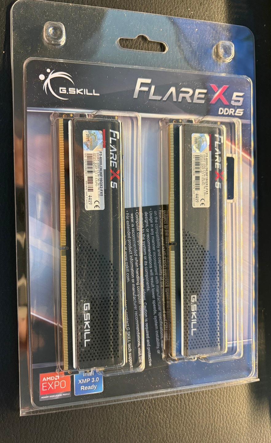 On sale!  Brand New in Box - 32GB g.skill ddr5 (2x16gb)