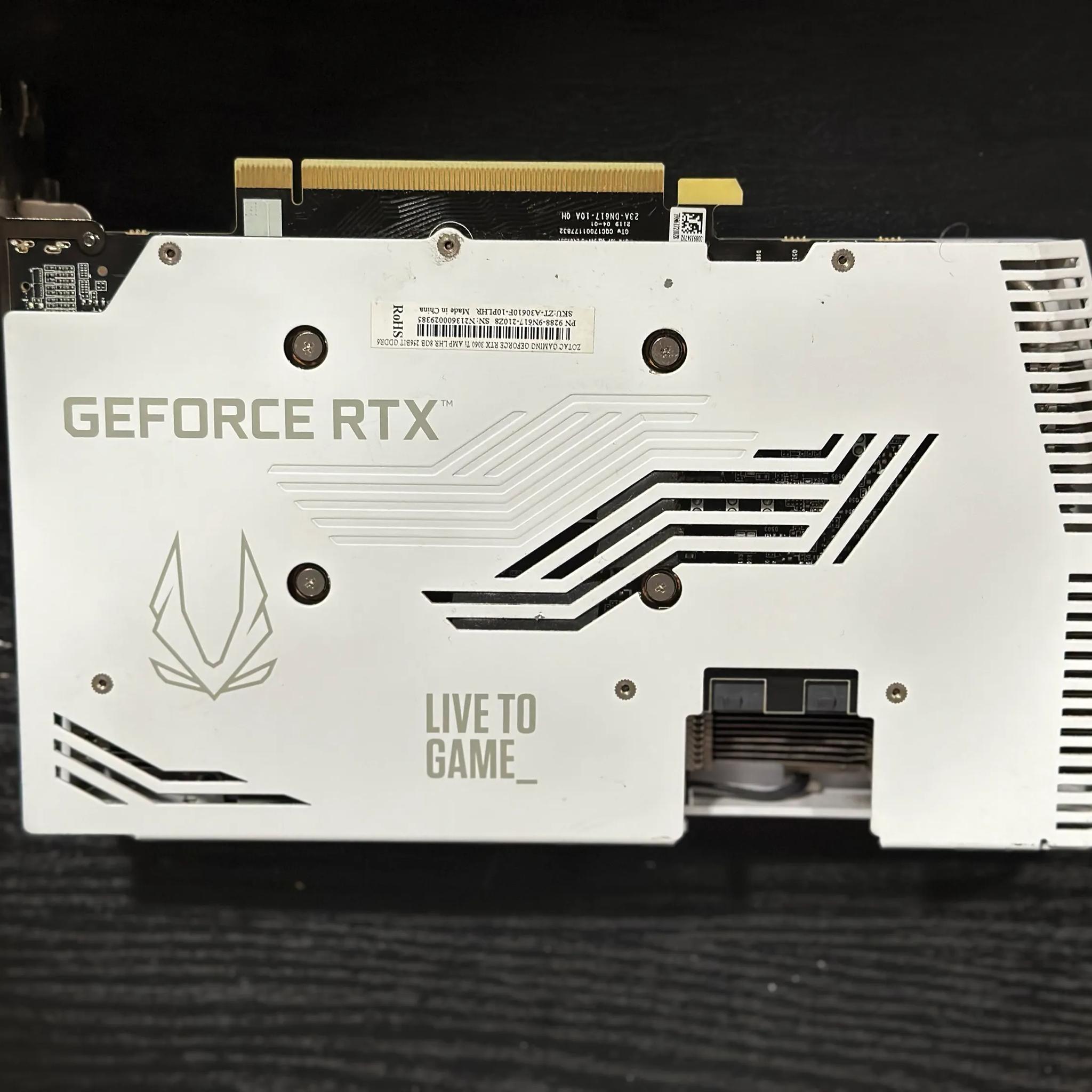 ZOTAC AMP White Edition GeForce RTX 3060 Ti Graphics Card