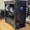 Black Lenovo Legion PC Case with Tempered Glass w/ 3 Fans