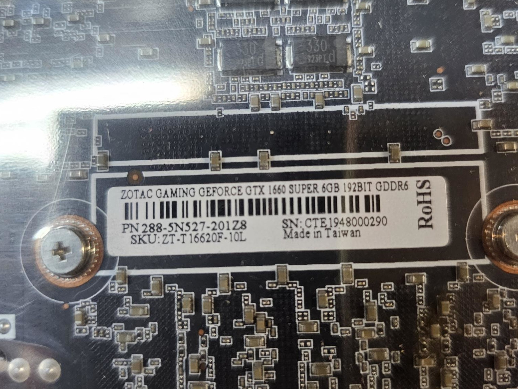 Zotac Gaming GeForce GTX 1660 Super 6GB