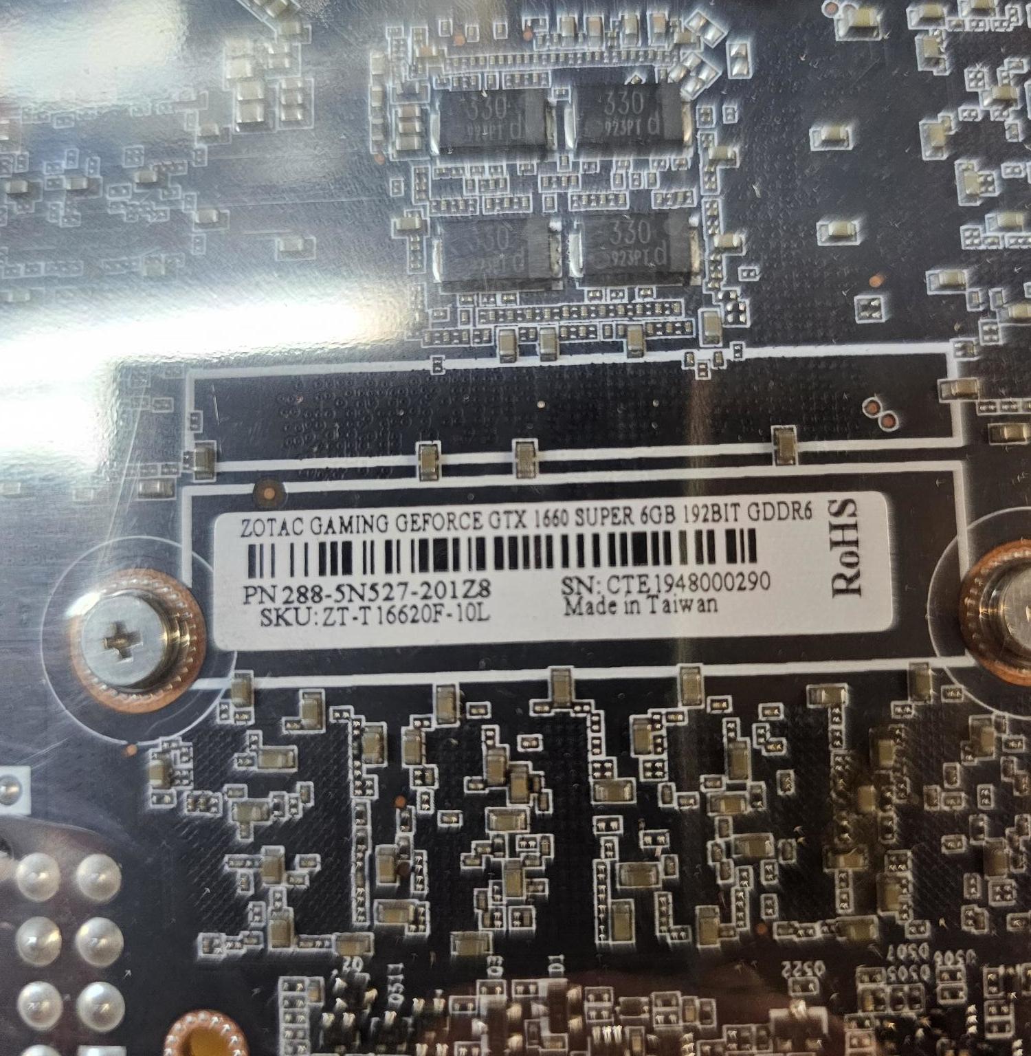 Zotac Gaming GeForce GTX 1660 Super 6GB