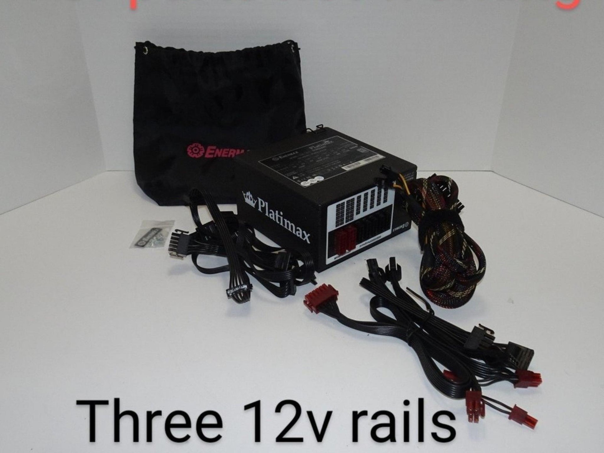 READ FOR PARTS NOT WORKING Platimax 500 Watt Modular Power Supply