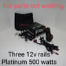 READ FOR PARTS NOT WORKING Platimax 500 Watt Modular Power Supply