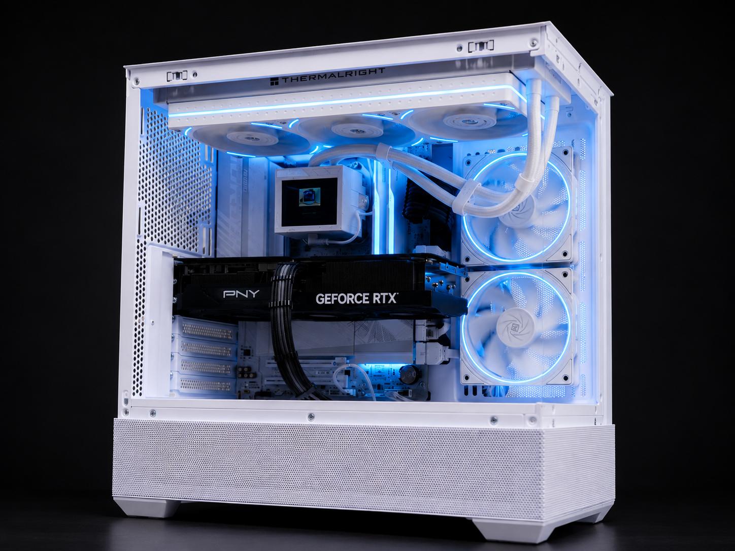 ARCTIC TITAN Ryzen 7 9800X3D • RTX 5070 Ti • 96GB DDR5 • 5TB Storage/1000 w platinum PSU