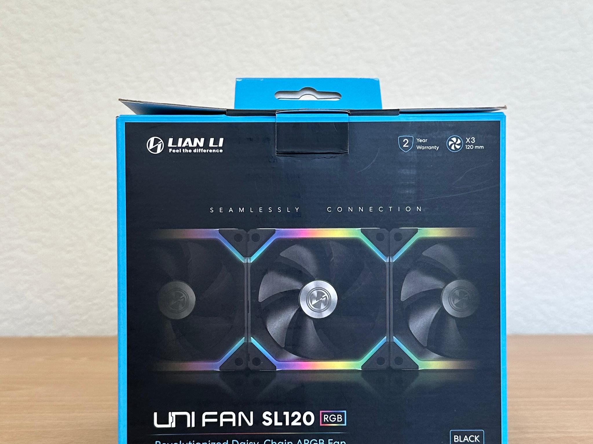 Lian Li UNI Fan SL120 3 Pack with hub