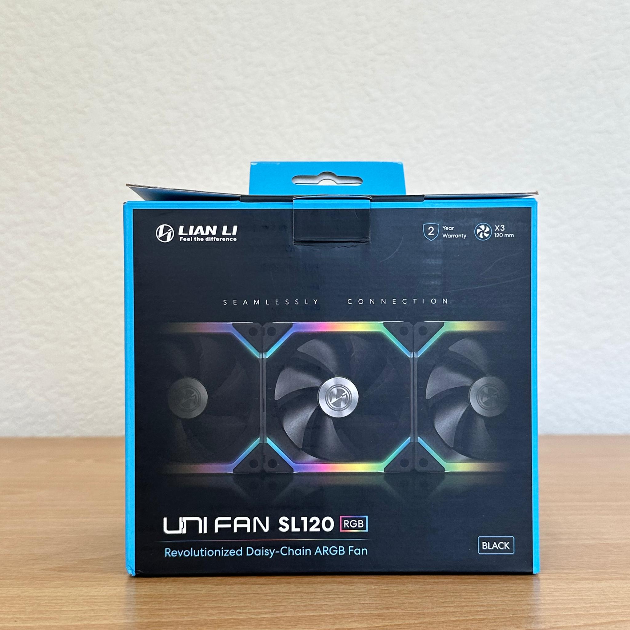 Lian Li UNI Fan SL120 3 Pack with hub