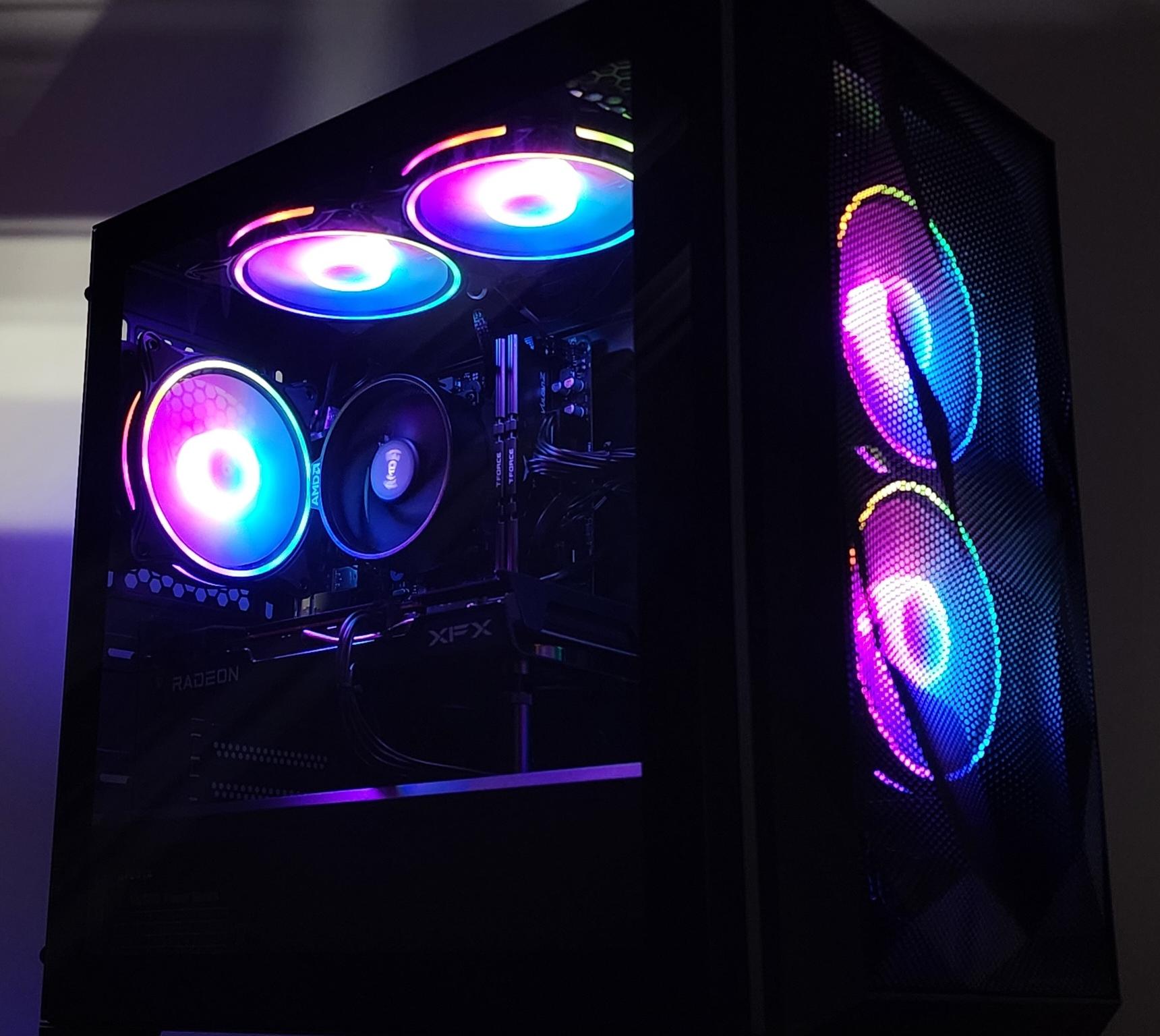Gaming PC Ryzen 5 5600G 16GB RAM 1TB SSD RX 6500 XT 4GB Windows 11 Computer