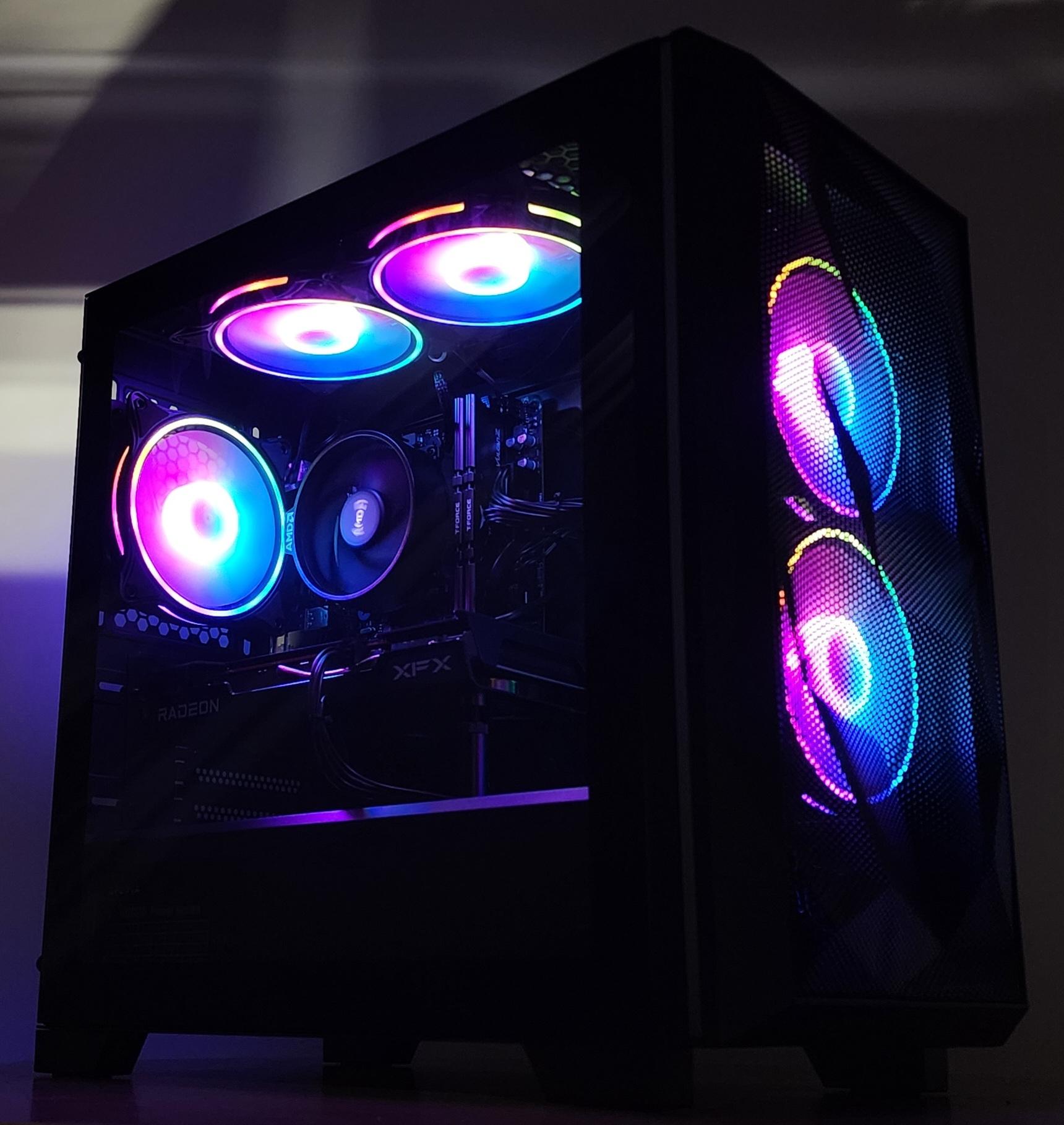 Gaming PC Ryzen 5 5600G 16GB RAM 1TB SSD RX 6500 XT 4GB Windows 11 Computer