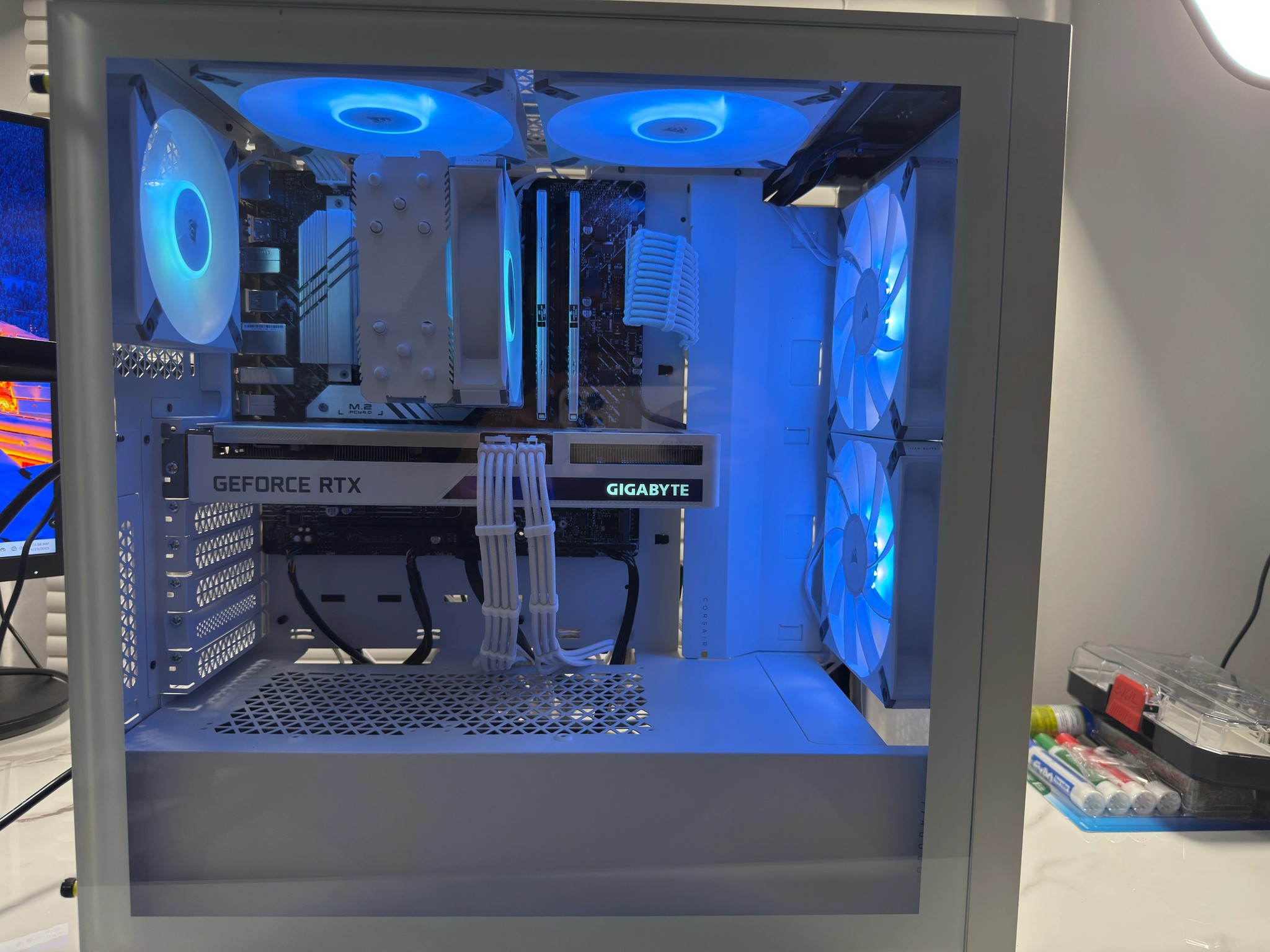 ❄️WHITE GAMING PC❄️| i5 13600KF | RTX 3060ti | 32gb Ram