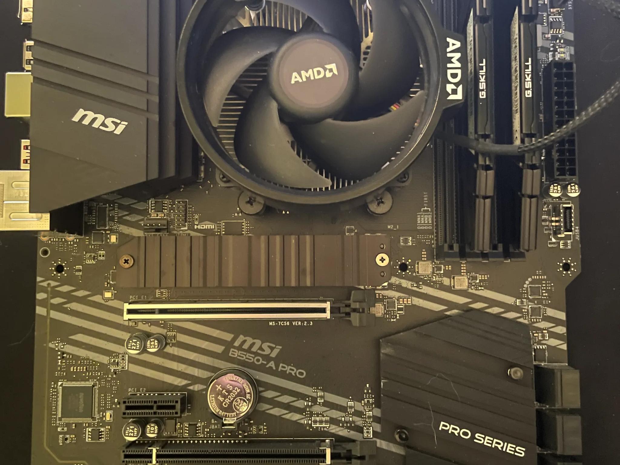 Cpu, Motherboard, Ram, cooler combo