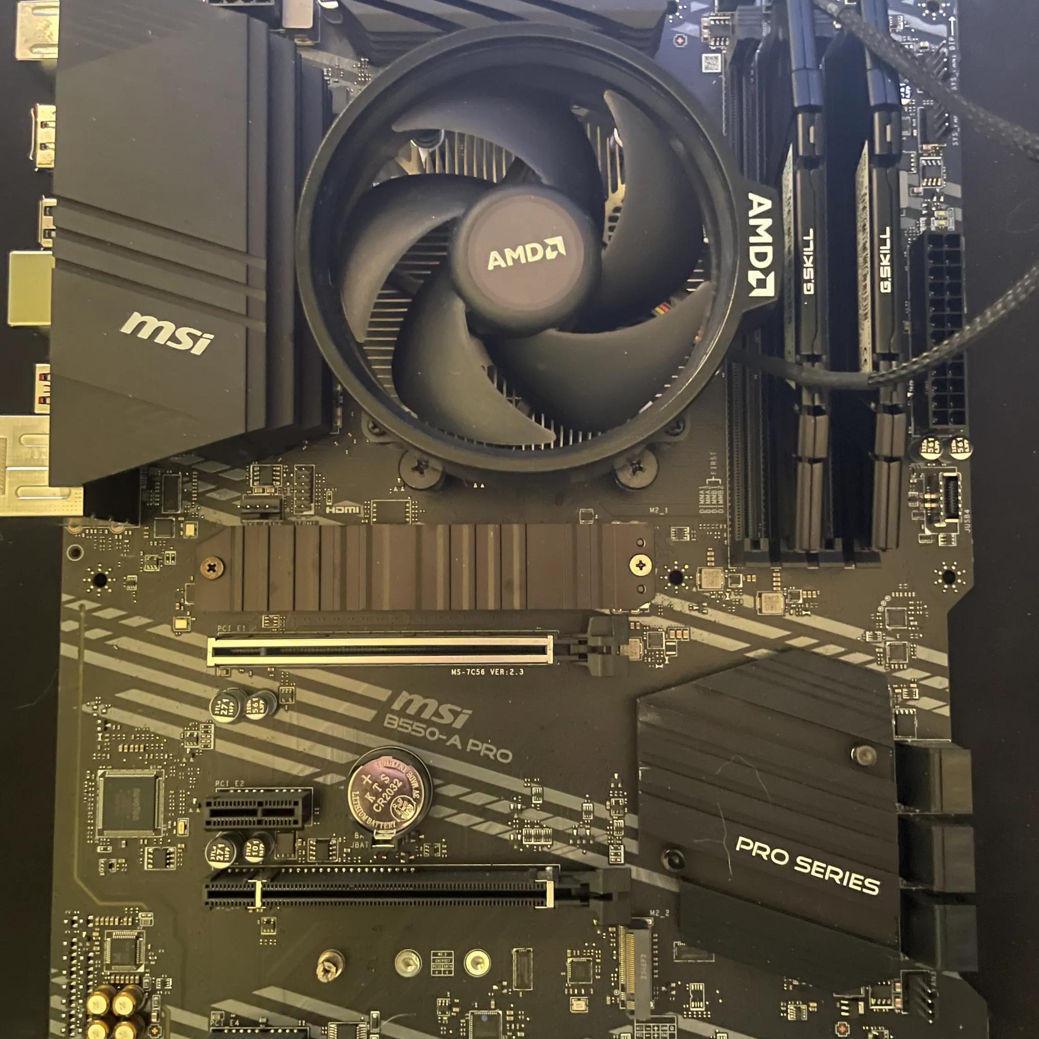 Cpu, Motherboard, Ram, cooler combo
