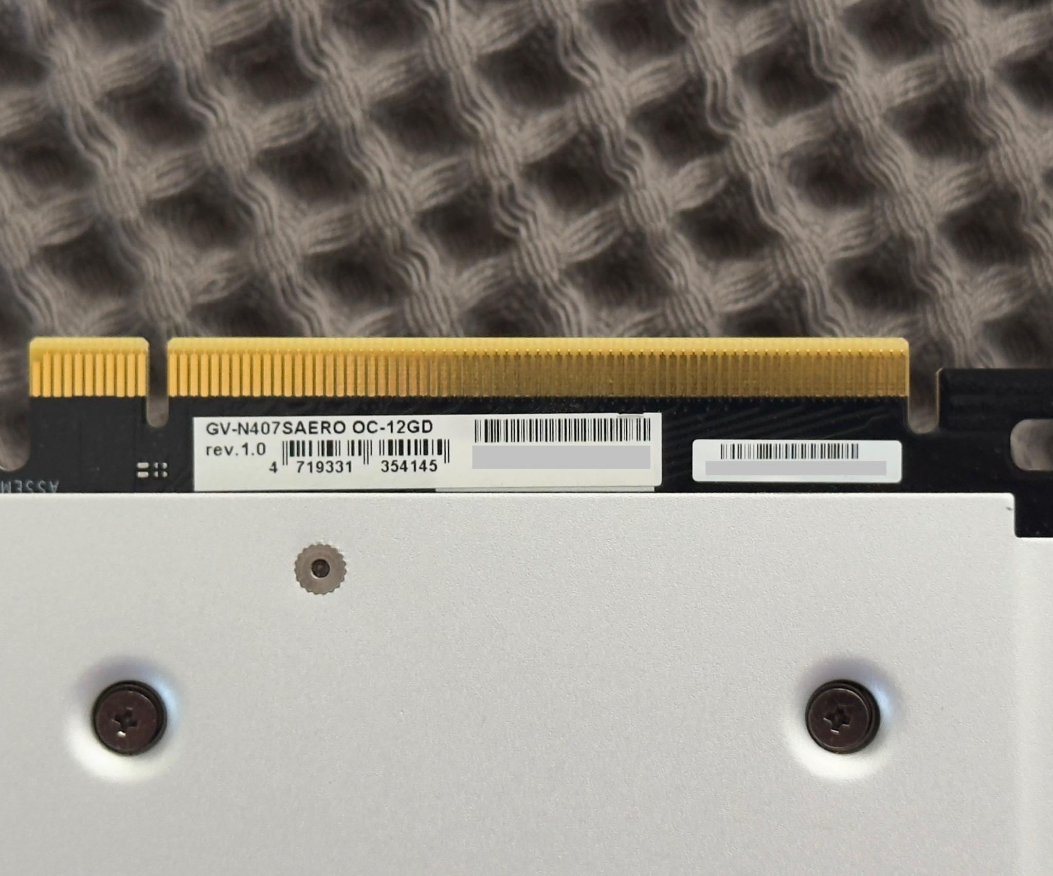 NVIDIA RTX 4070 Super OC (Gigabyte Aero)